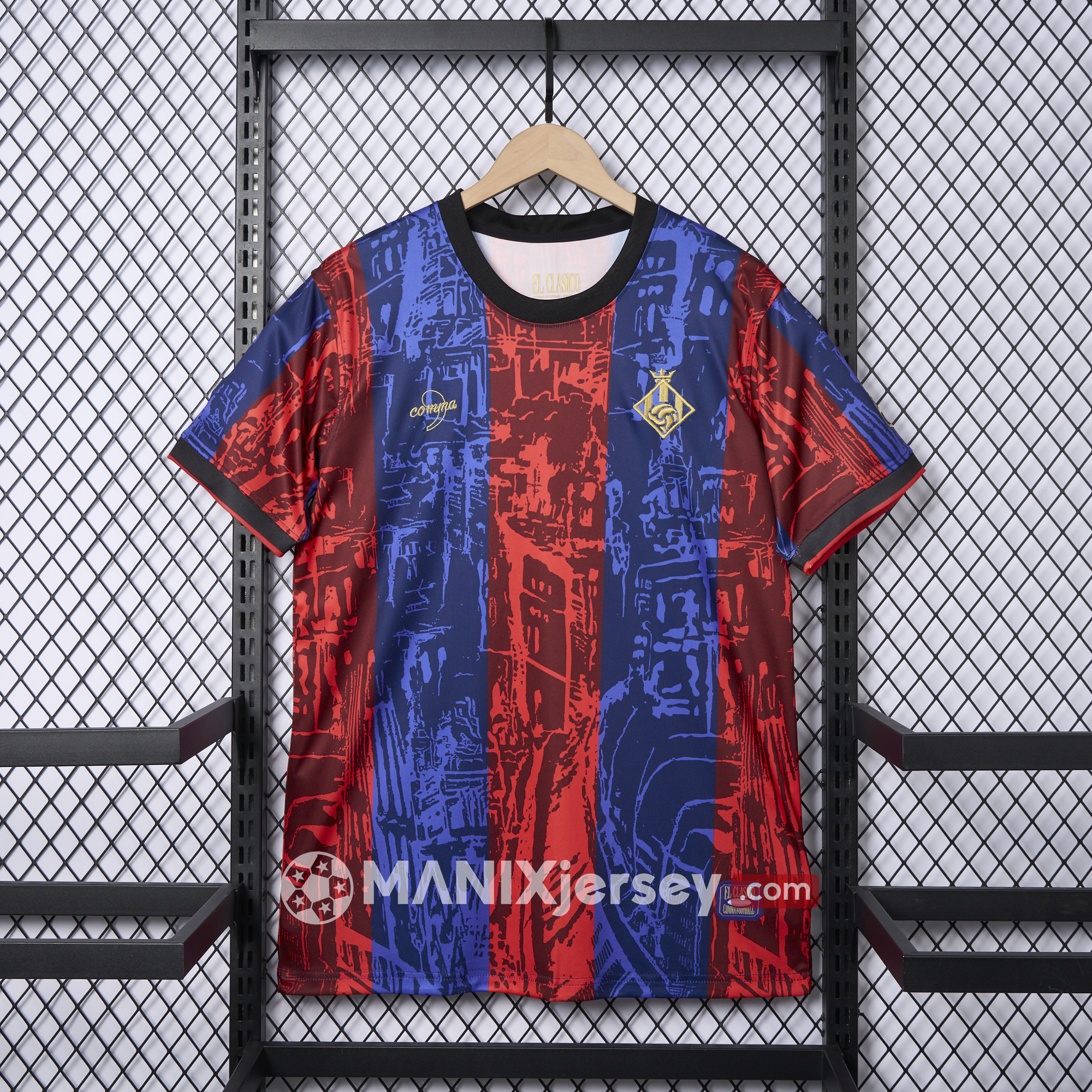 Barcelona 2024-25 COMMA Messi Jersey - Fans Version - UnitedFutballJersey