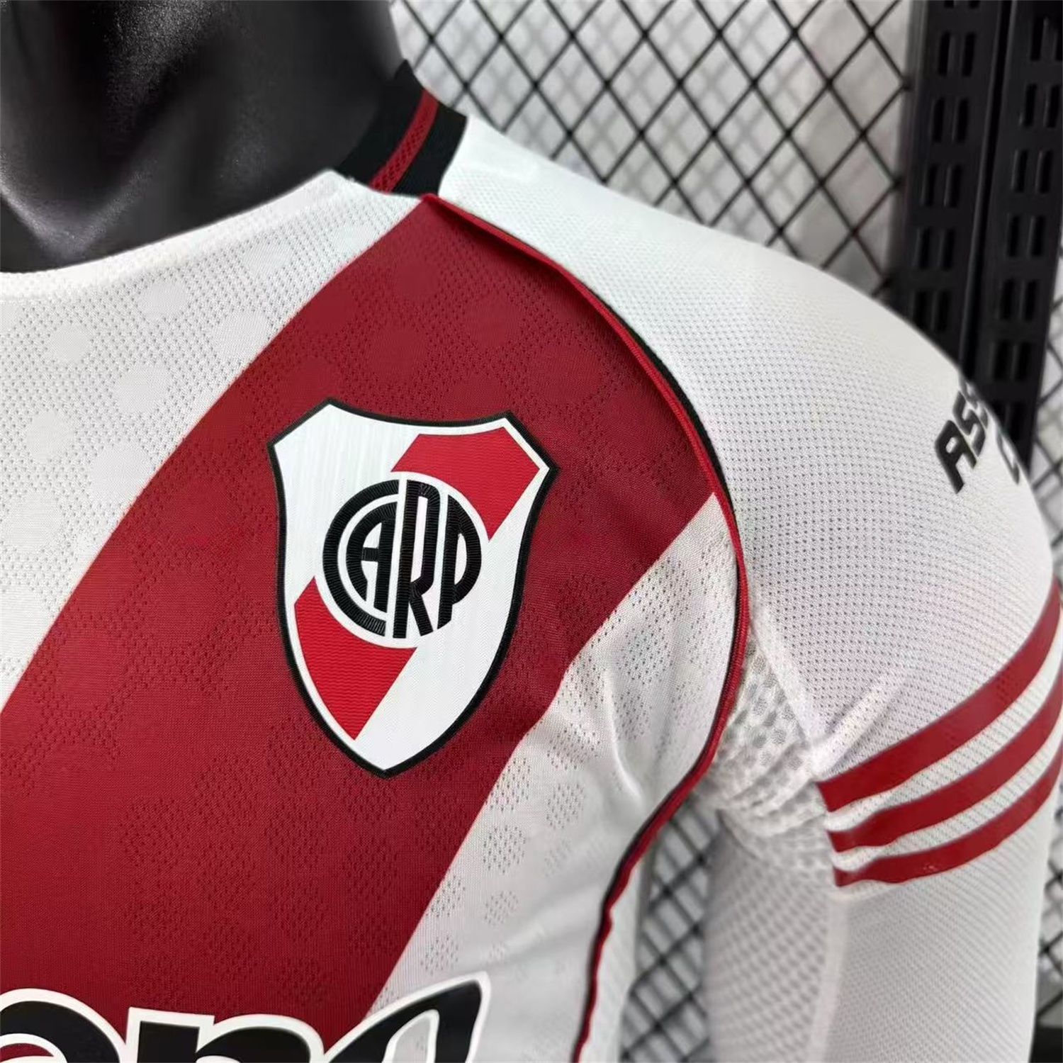 River Plate 25-26 Home Long Sleeves Jersey with New Sponsors - Player Version - UnitedFutballJersey