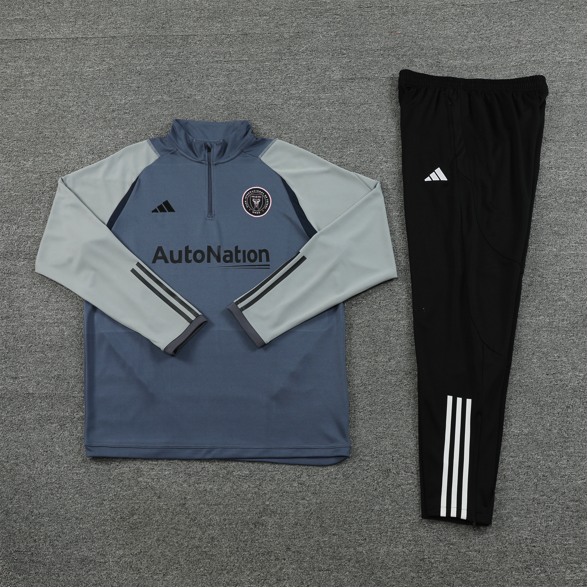 INT M.A.M 23-24 Long Sleeve Training Set Blue - UnitedFutballJersey