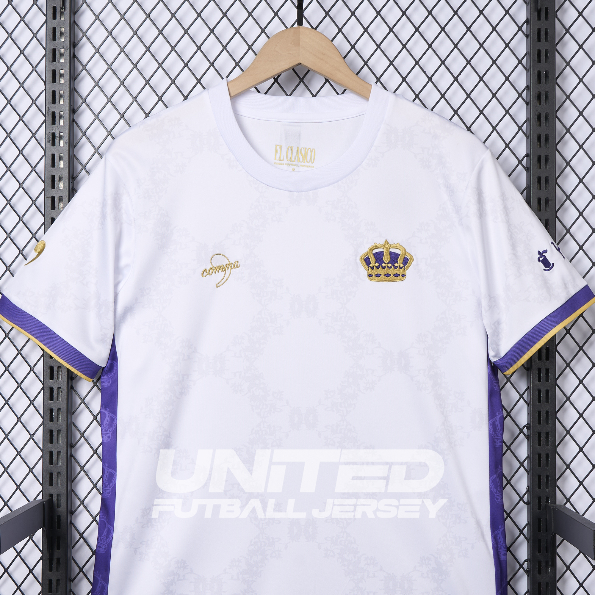 Real Madrid 2024-25 COMMA Gareth Bale Jersey - Fans Version - UnitedFutballJersey