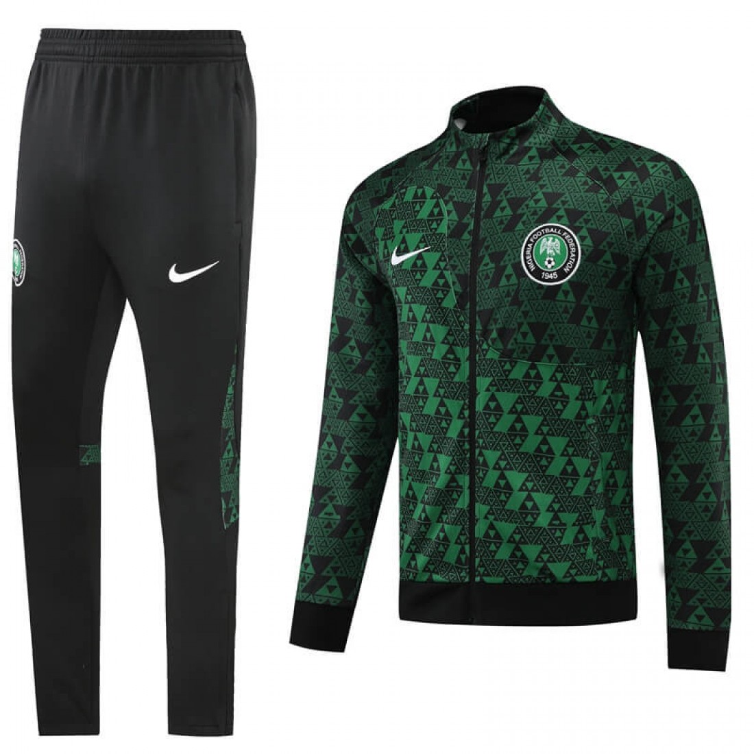 Nigeria Green And Black Training suit 22-23 - UnitedFutballJersey