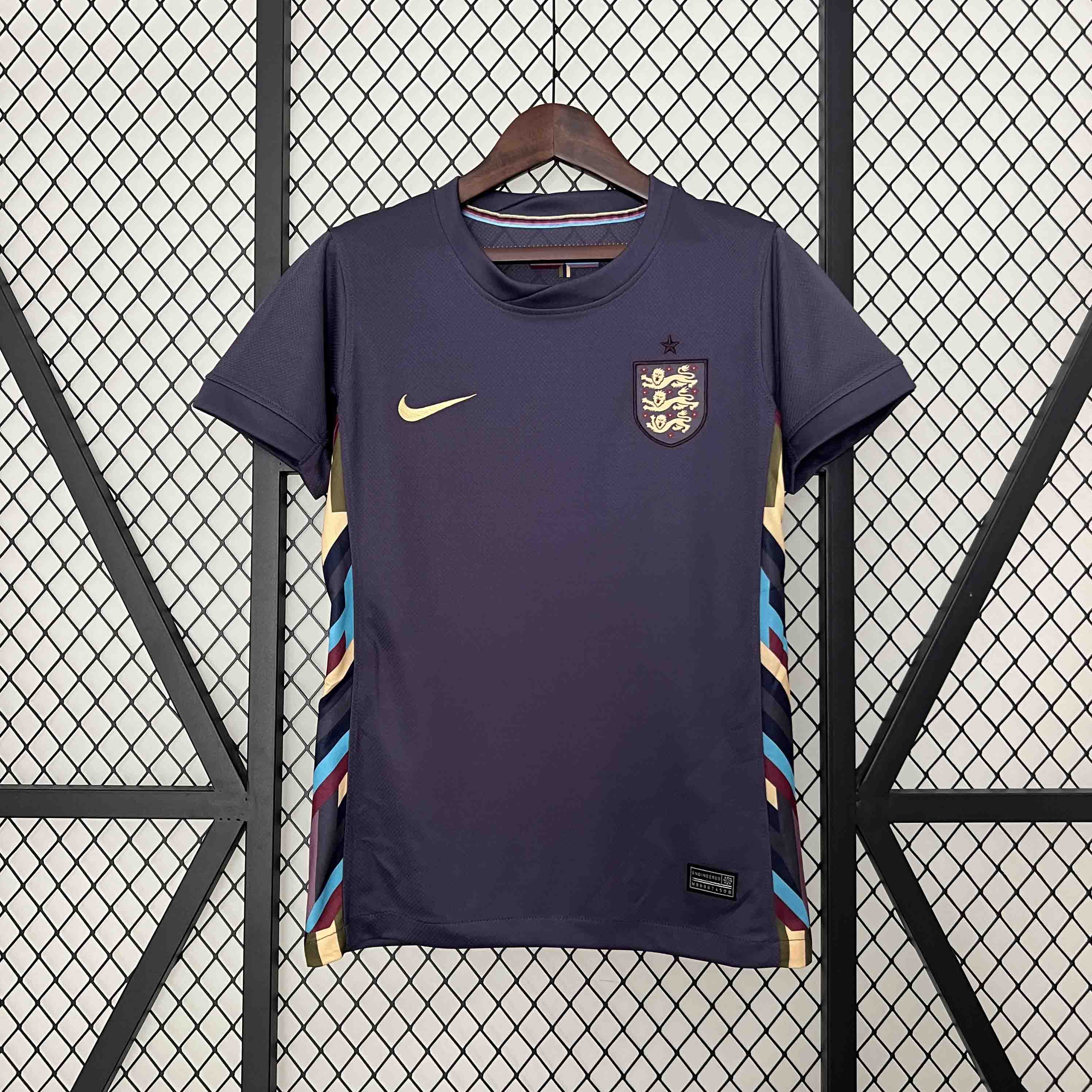 Women's England 2024 Away Stadium Jersey - UnitedFutballJersey