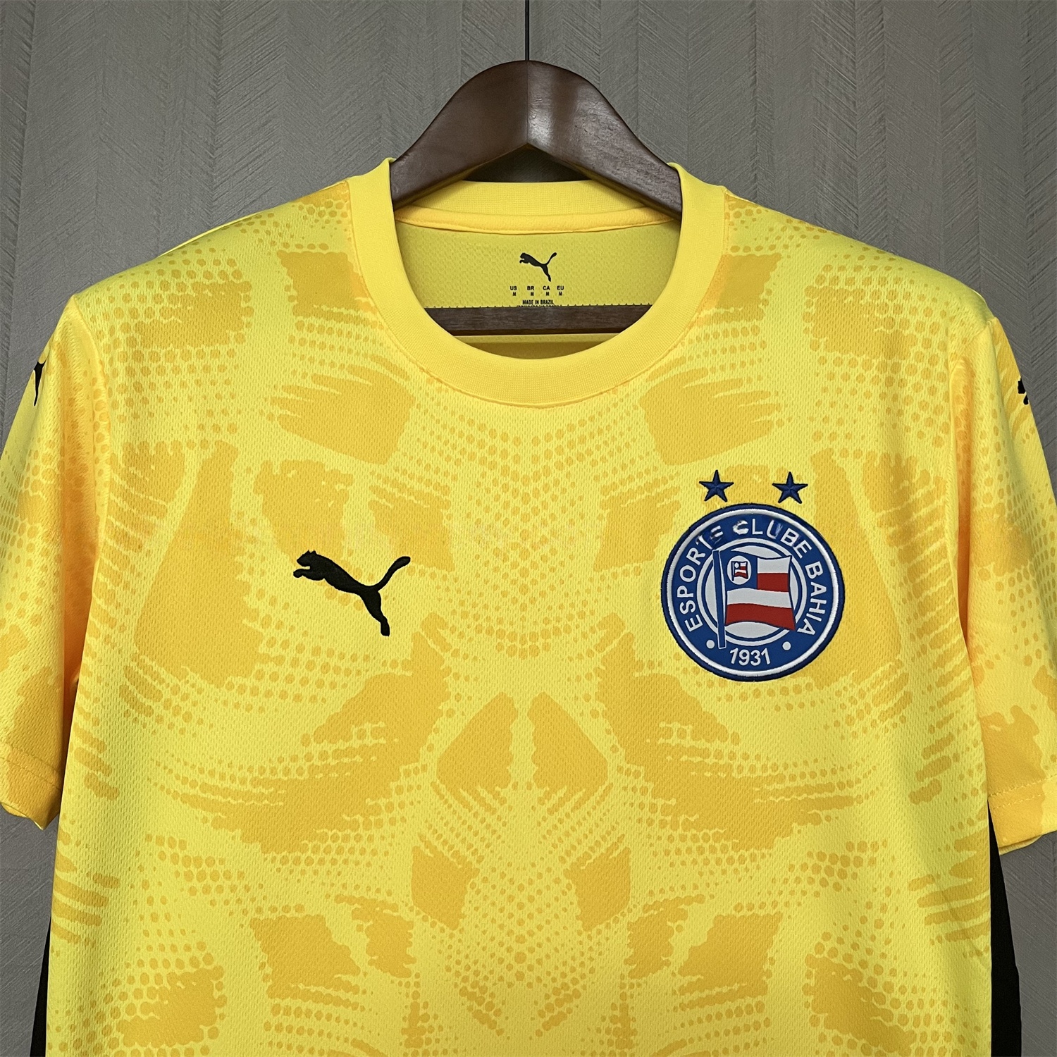 Bahia 25-26 Goalkeeper Yellow Jersey - Fans Version - UnitedFutballJersey