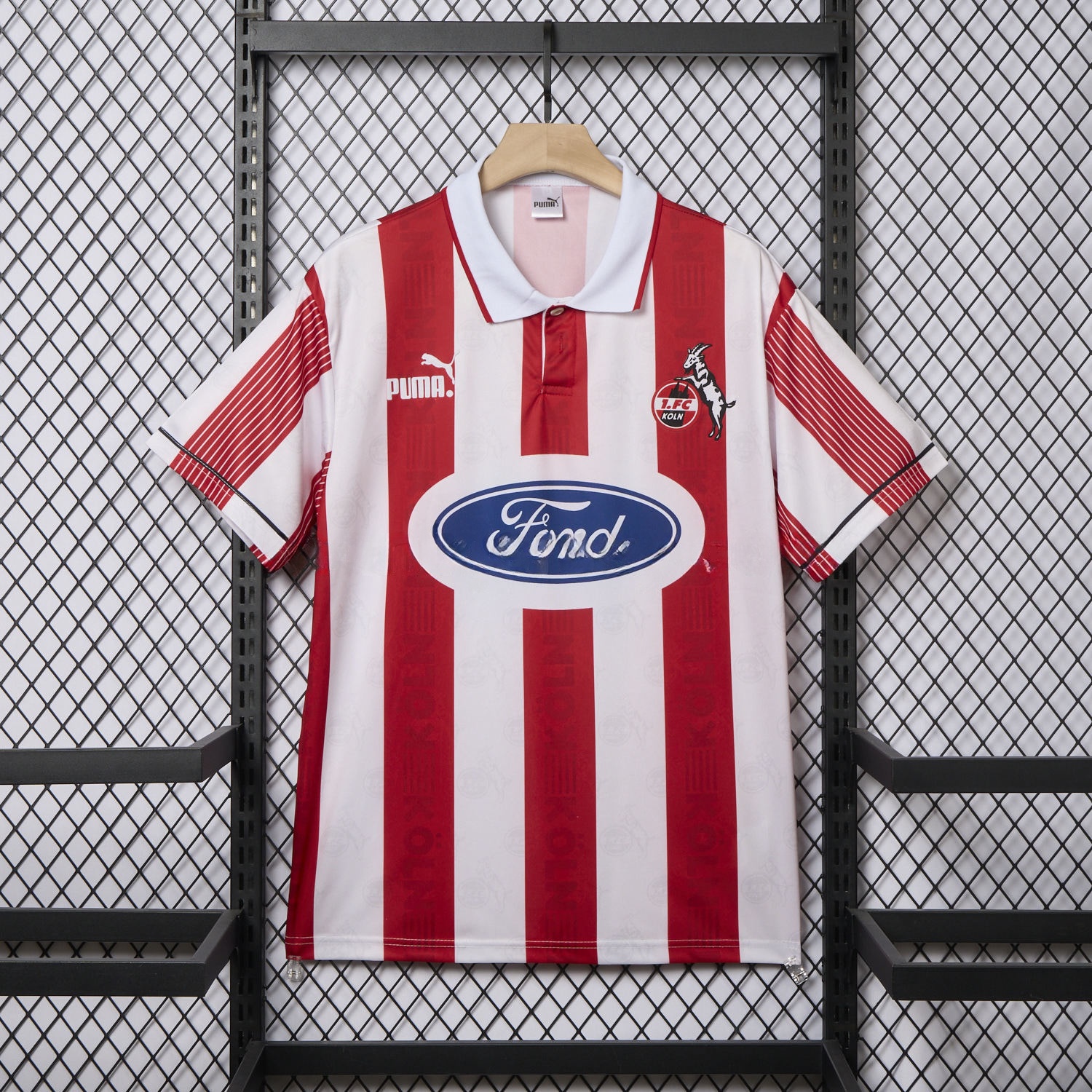 Retro 1. FC Köln 1995-96 Home Jersey - UnitedFutballJersey