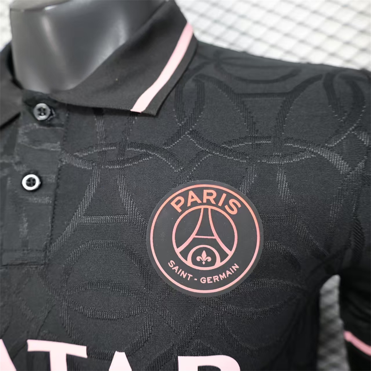 Paris Saint-Germain PSG 25-26 JD Black Special Jersey with Red Badge - Player Version - UnitedFutballJersey