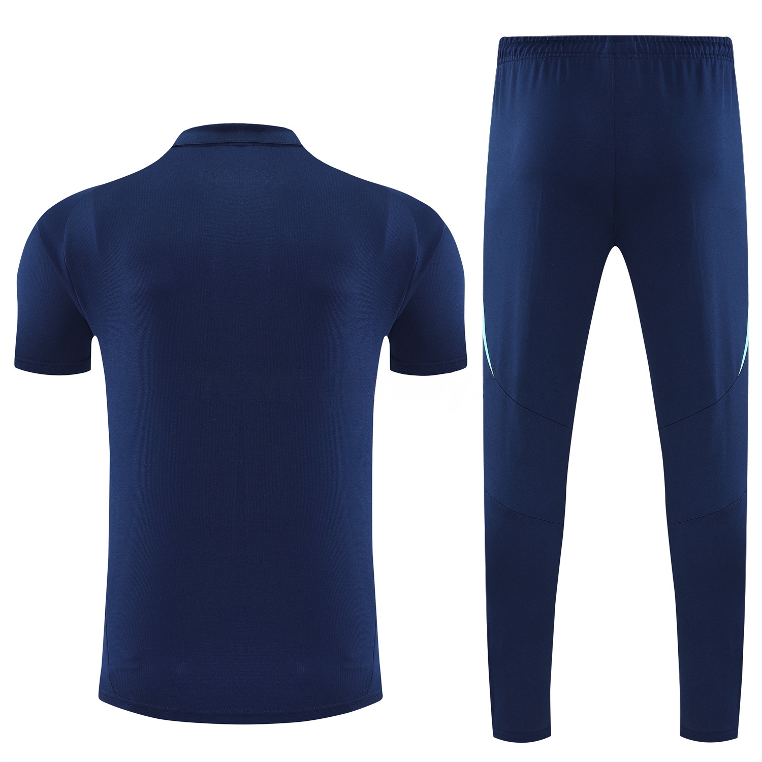 Arsenal 25-26 POLO Short-Sleeve Training Set - Deep Blue Top and Pants - UnitedFutballJersey