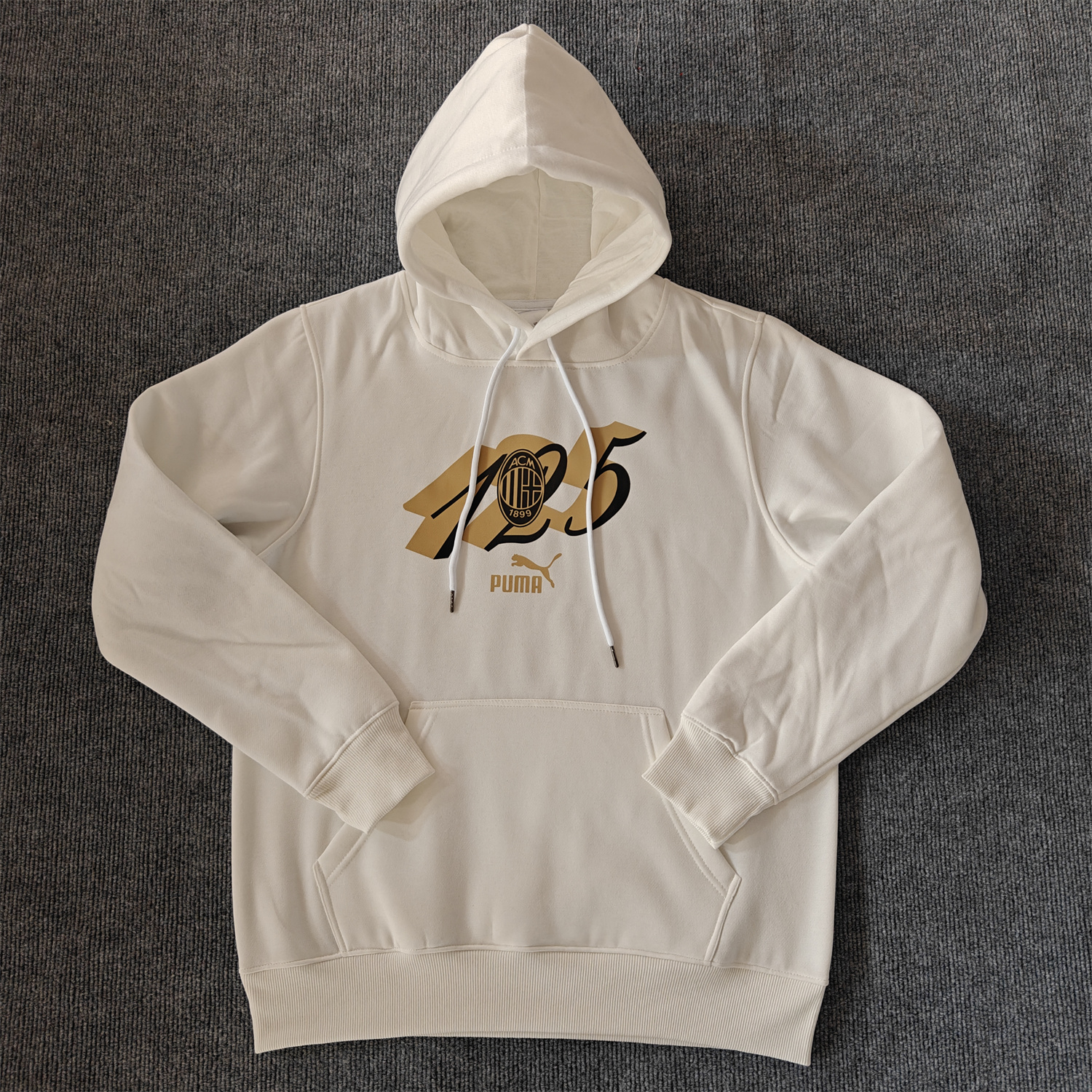AC Milan 24-25 125th Anniversary Speical Hoodie - White - UnitedFutballJersey