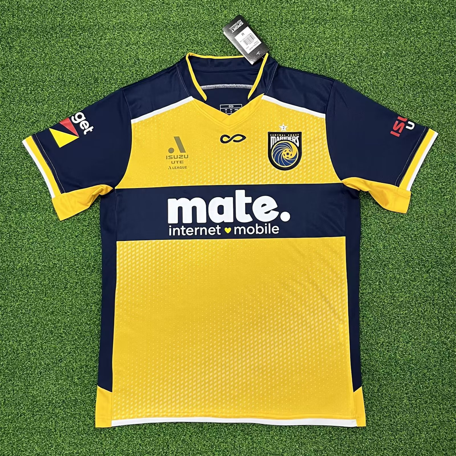 Central Coast Mariners 23-24 Home Stadium Jersey - Fans Version - UnitedFutballJersey