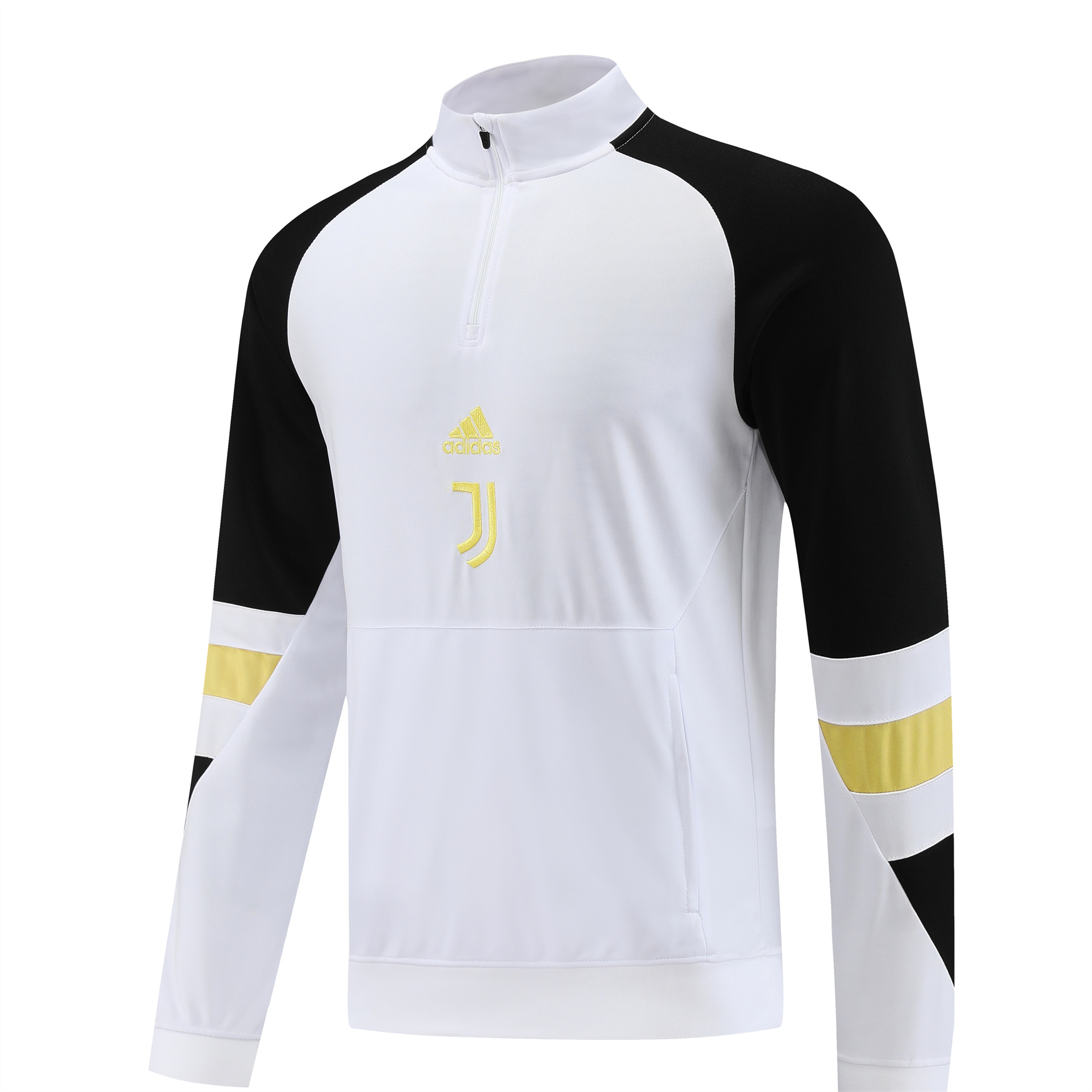 Juventus 23-24 Long Sleeve Training Set White Yellow - UnitedFutballJersey