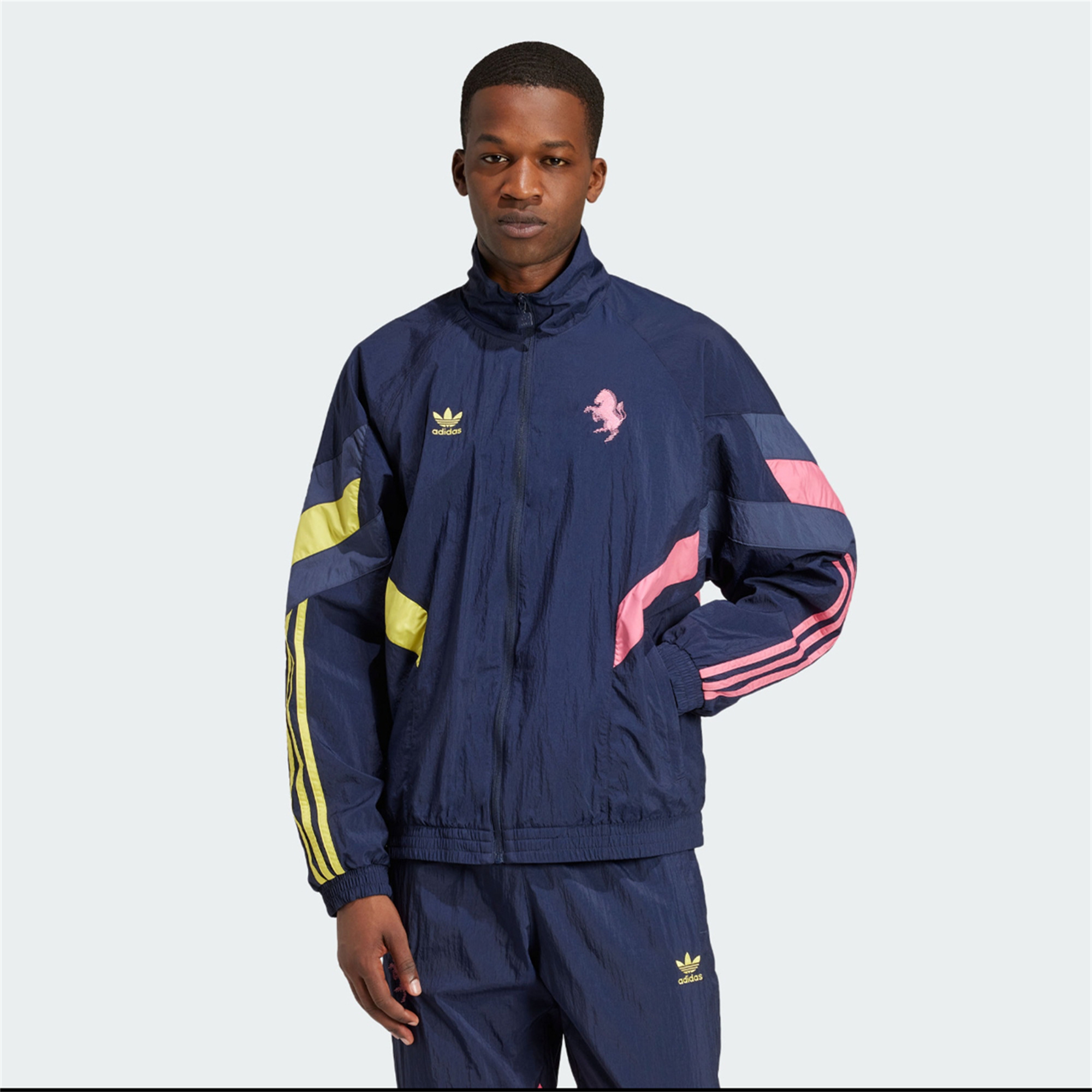 Juventus 24-25 Originals LFSTLR Windbreaker Suit - Deep Blue Jackets & Pants - UnitedFutballJersey