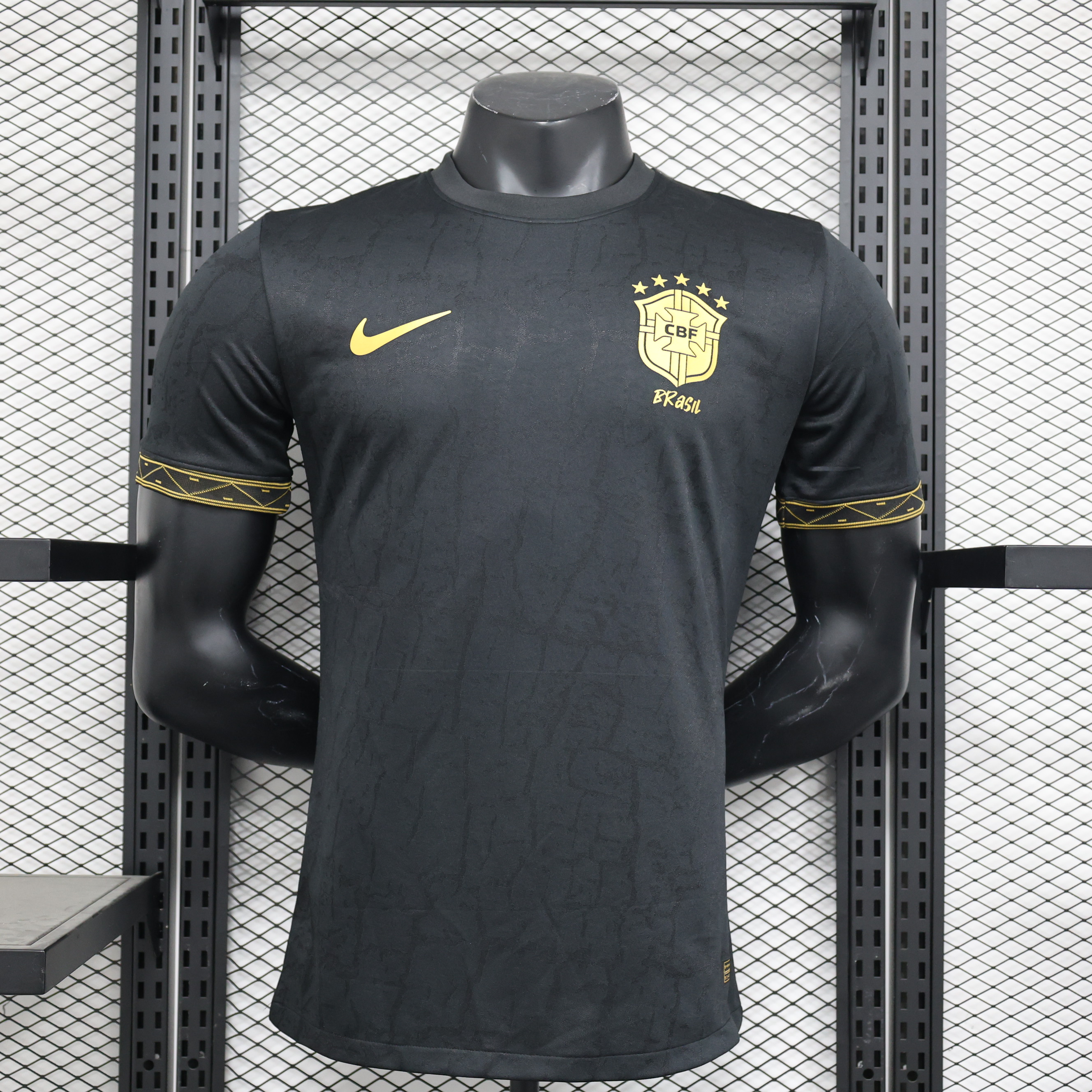 Brazil 23-24 Black Special Edition Jersey - Player Version - UnitedFutballJersey