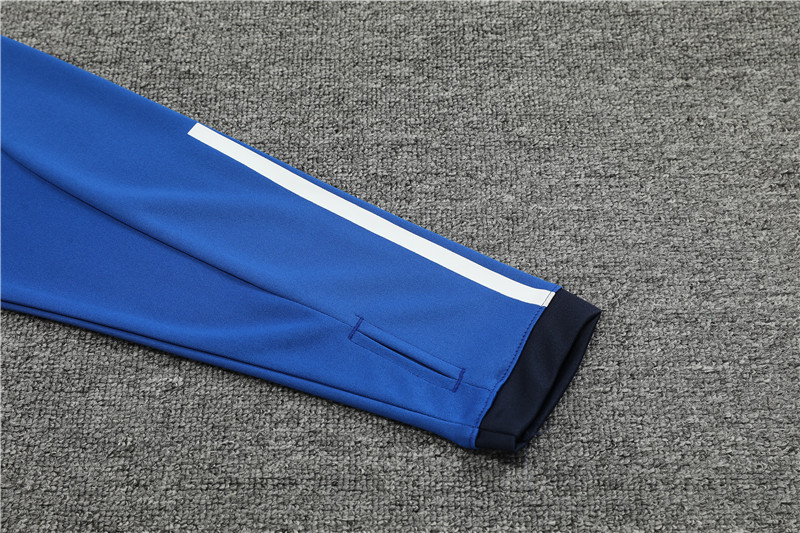 Algeria 23-24 Long Sleeve Training Set -Black and Blue - UnitedFutballJersey