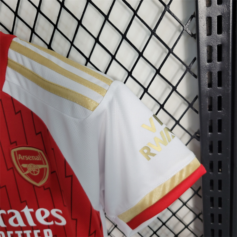 Arsenal 23-24 Home Kids Kit - UnitedFutballJersey