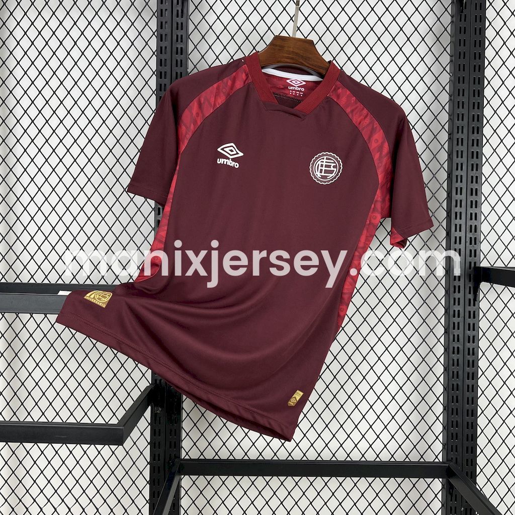 CA Lanús 25-26 Home Unsponsored Jersey - Fans Version - UnitedFutballJersey