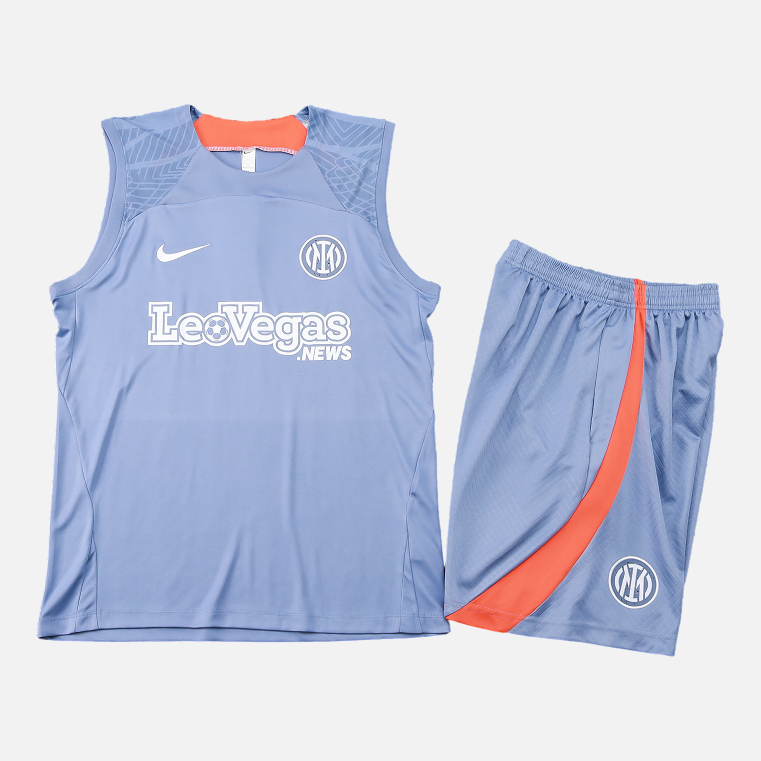 Inter Milan 24-25 Vest Training Set - Light Grey - UnitedFutballJersey