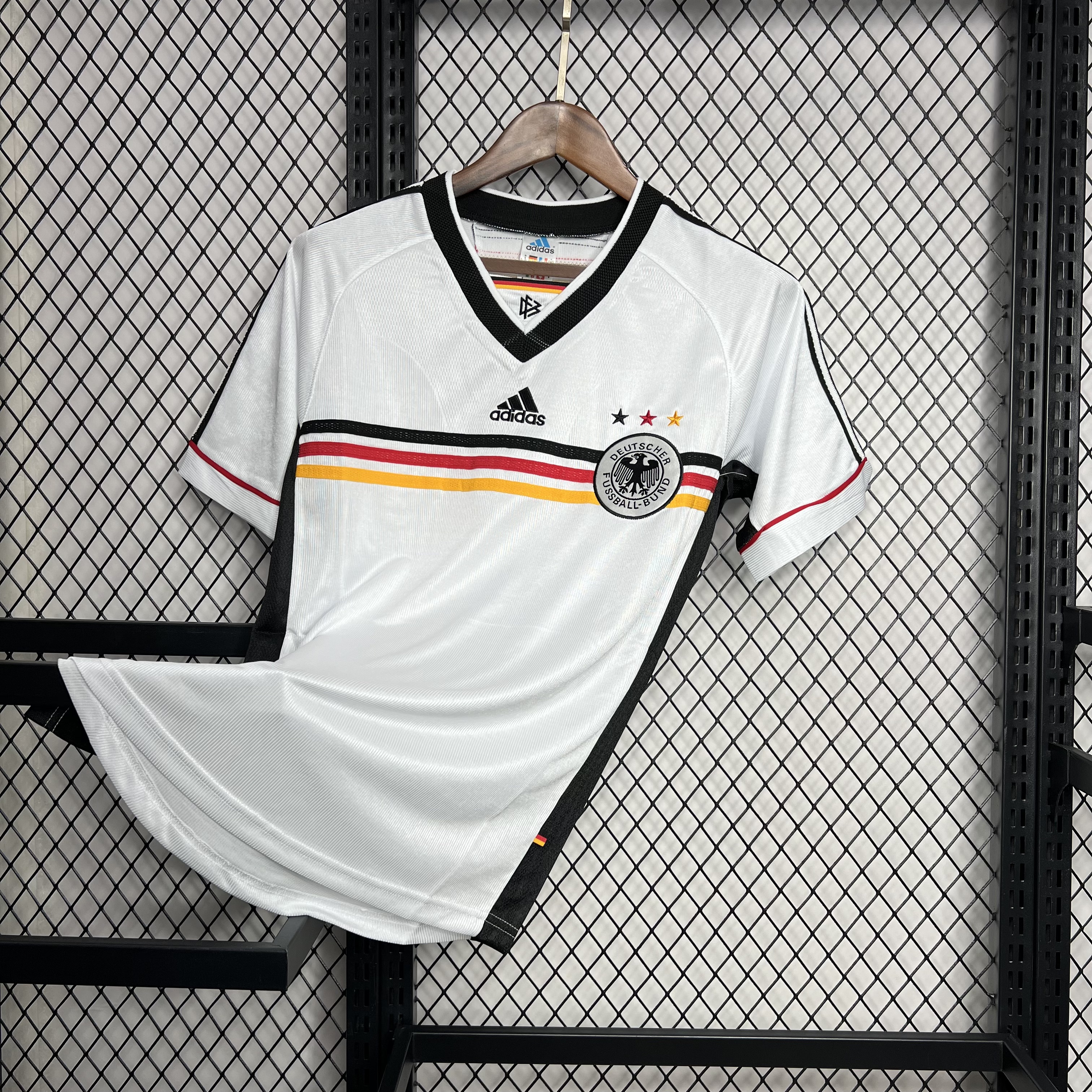 Retro Germany 1998 Home Stadium Jersey - UnitedFutballJersey