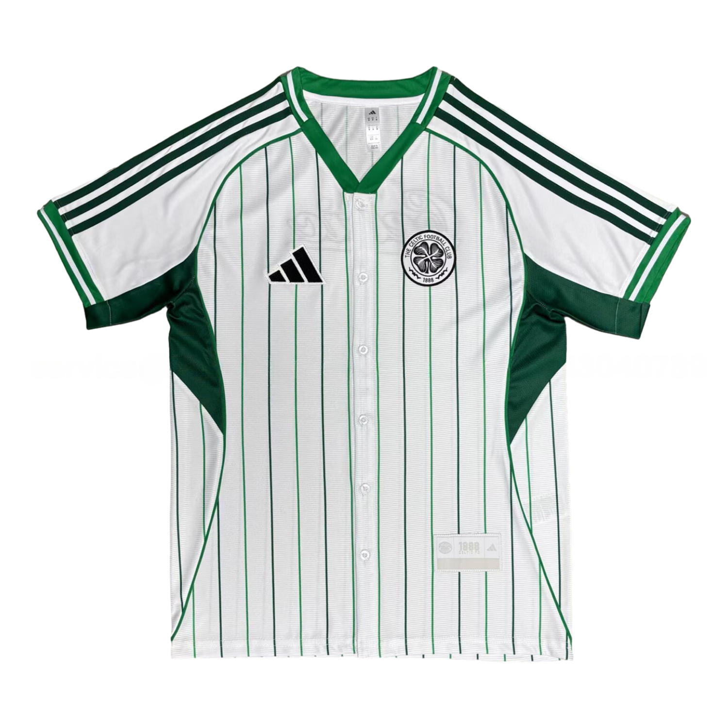 Celtic 25-26 White Baseball Jersey - UnitedFutballJersey