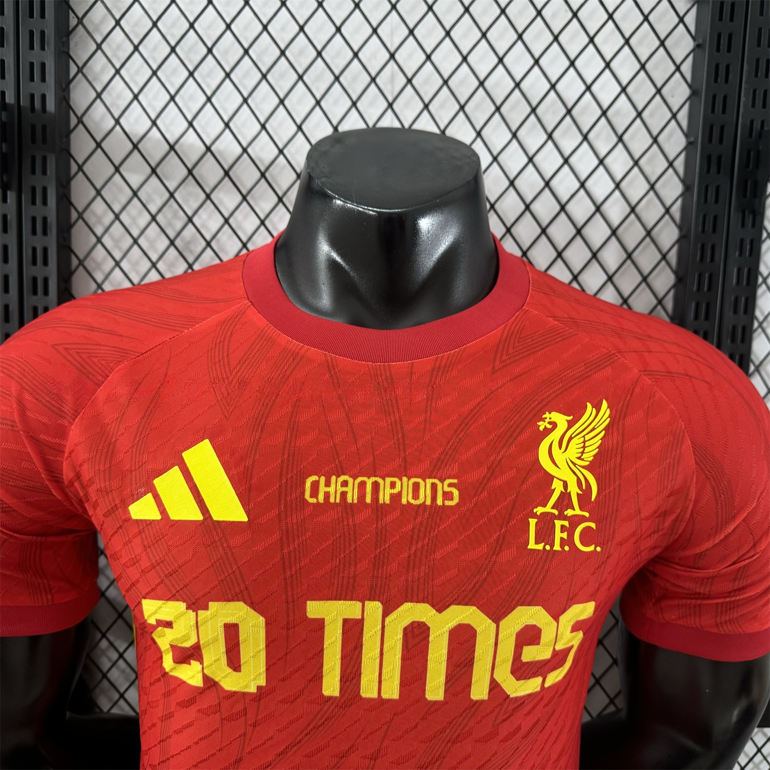 Liver.pool 25-26 20 Times Champions Red Jersey - Player Version - UnitedFutballJersey