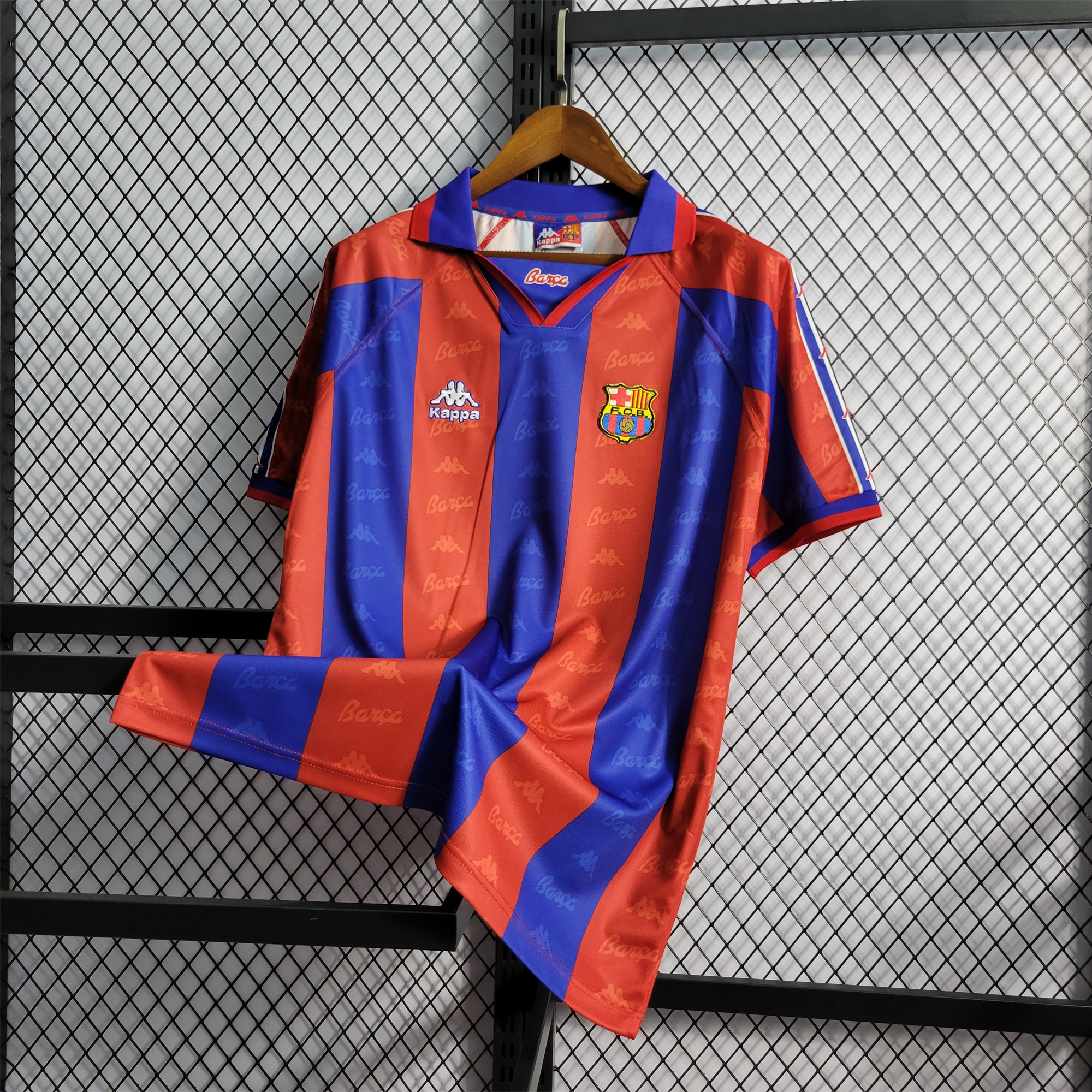 Retro Barcelona 96-97 Home Stadium Jersey - UnitedFutballJersey