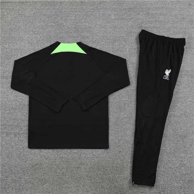 23-24 Liverpool Black Fas version Training suit - UnitedFutballJersey