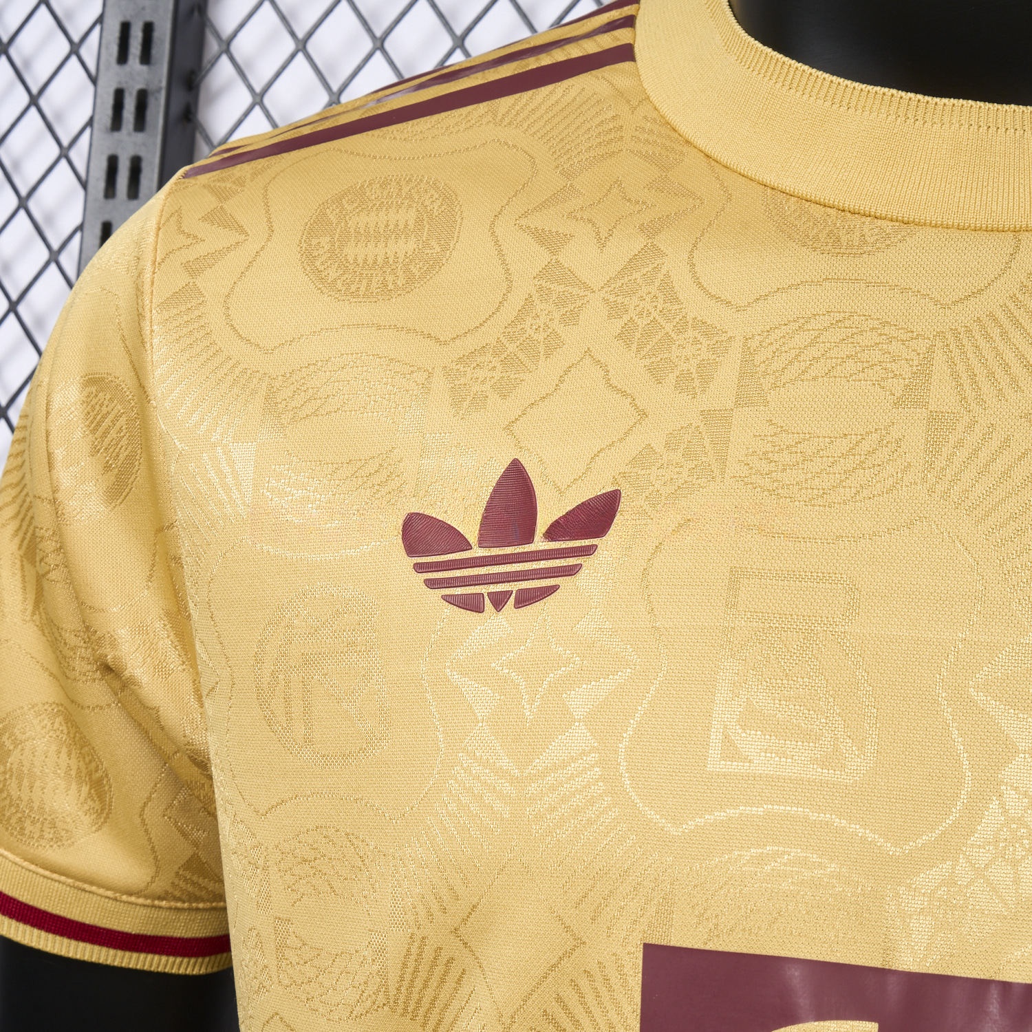 Bayern Munich 2025 Golden 125th Anniversary Jersey - Player Version - UnitedFutballJersey