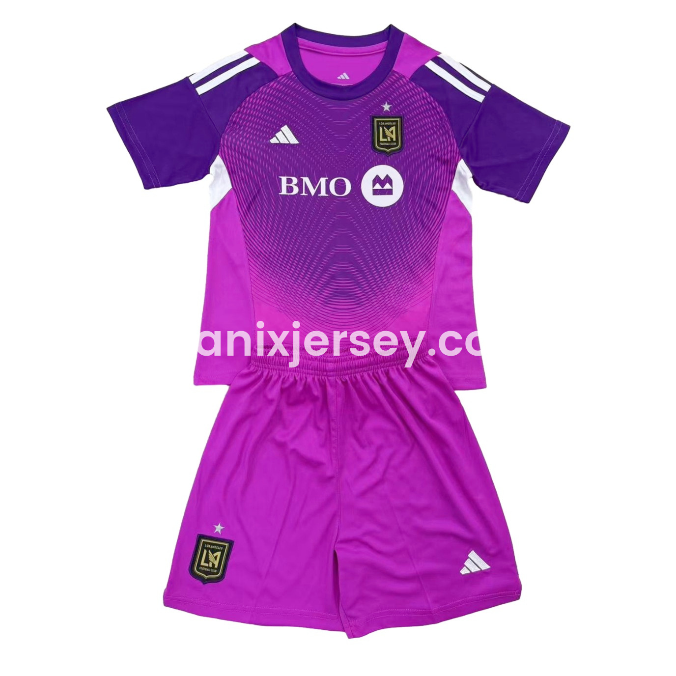 Los Angeles FC 2025 Purple Goalkeeper Kids Kit - UnitedFutballJersey