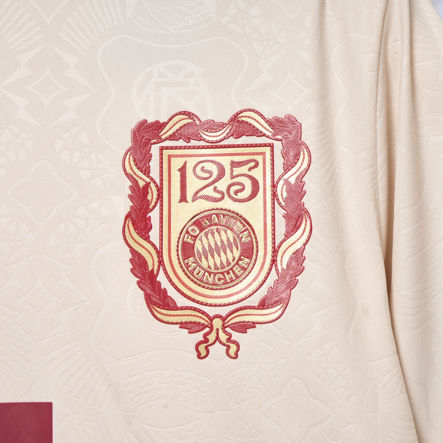 Bayern Munich 2025 Apricot 125th Anniversary Jersey - Fans Version - UnitedFutballJersey