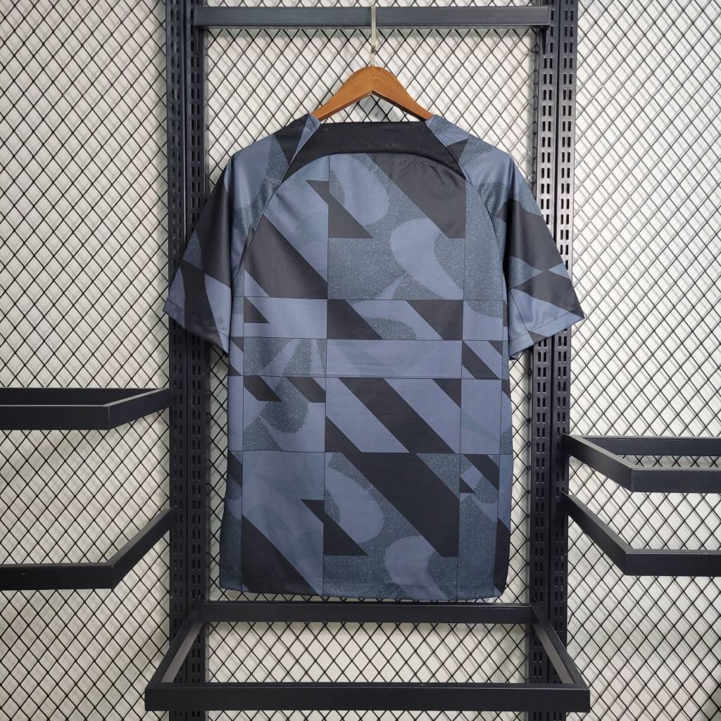 B.A.R.S.A 23-24 Black Training Jersey - Fans Version - UnitedFutballJersey