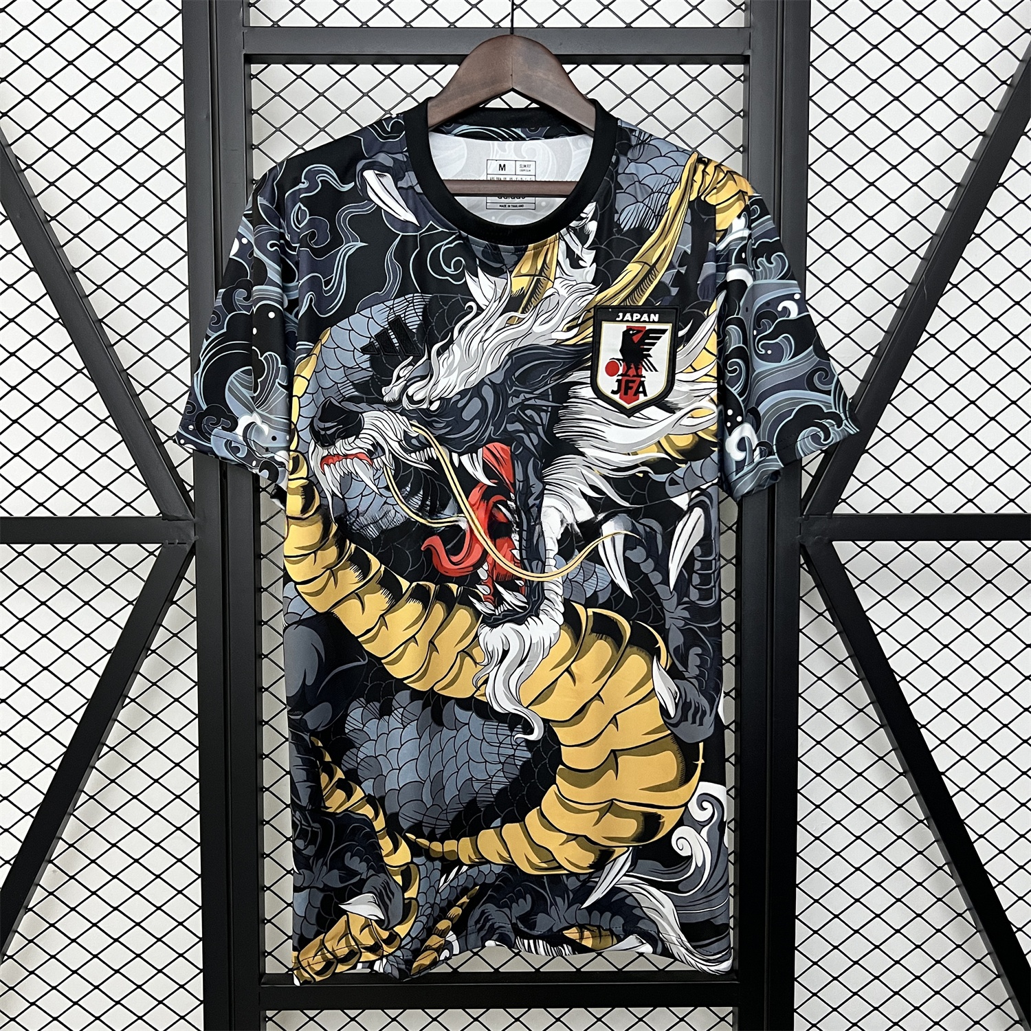 Japan 2024 Black Yellow Dargon Special Edition Jersey - Fans Version - UnitedFutballJersey