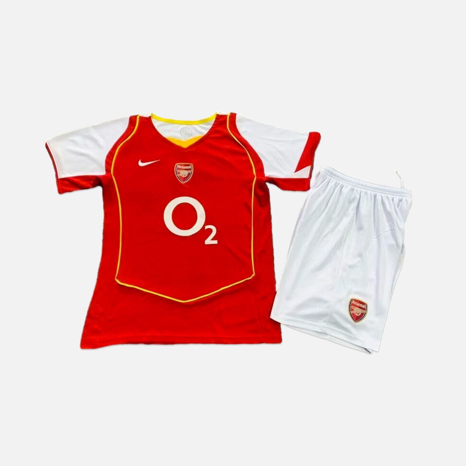 Retro Arsenal 2004-05 Home Stadium Kids Kit - UnitedFutballJersey