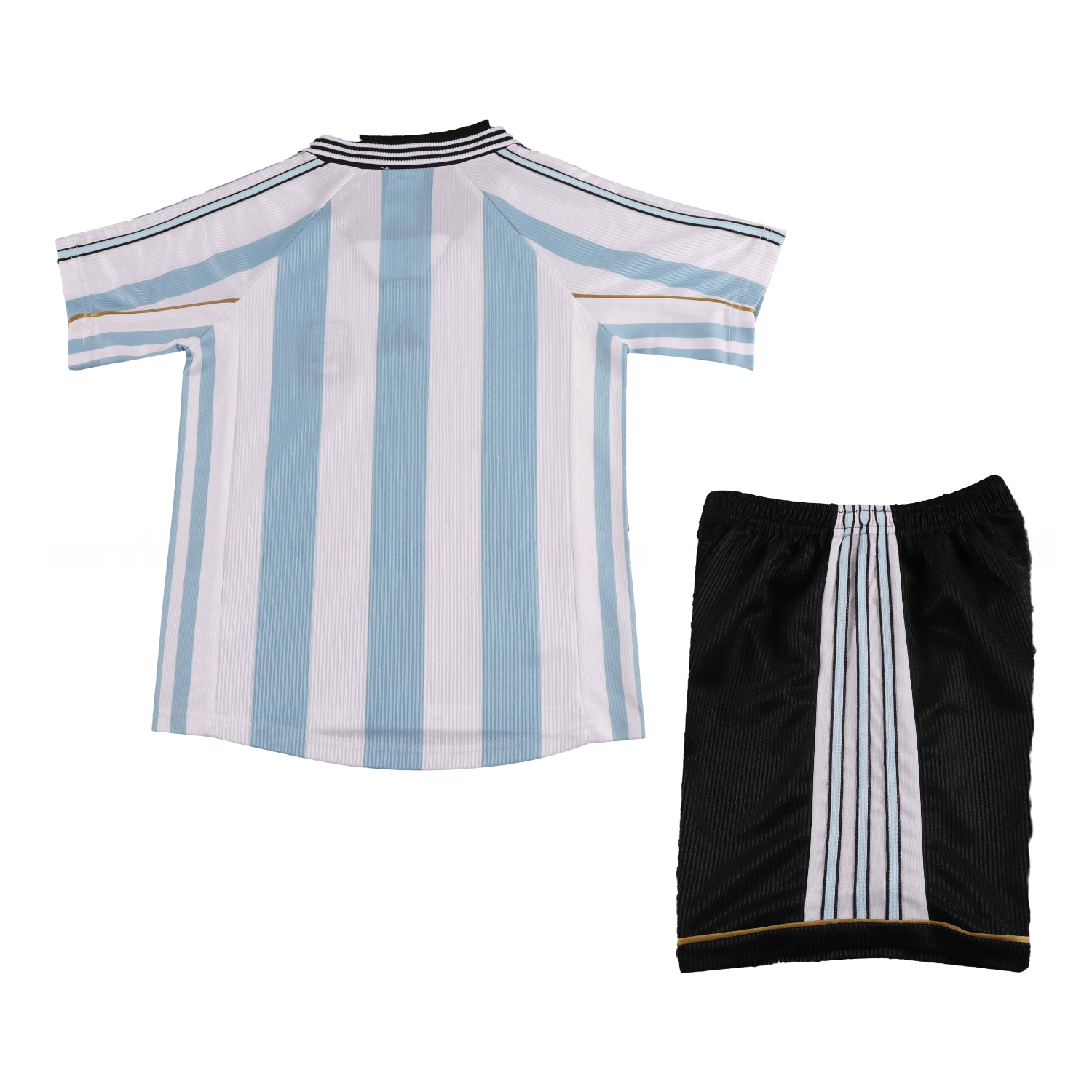 Retro Argentina 1998 Home Kids Kit - UnitedFutballJersey
