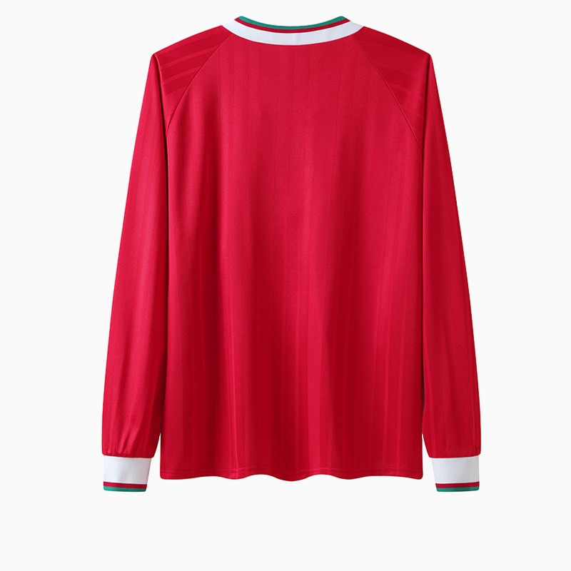 Retro Liver.pool 1993-95 Home Stadium Long Sleeve Jersey - UnitedFutballJersey