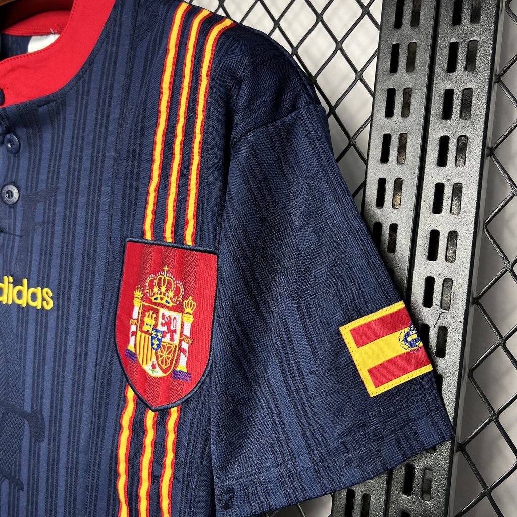 Retro Spain 1996 Away Jersey - UnitedFutballJersey