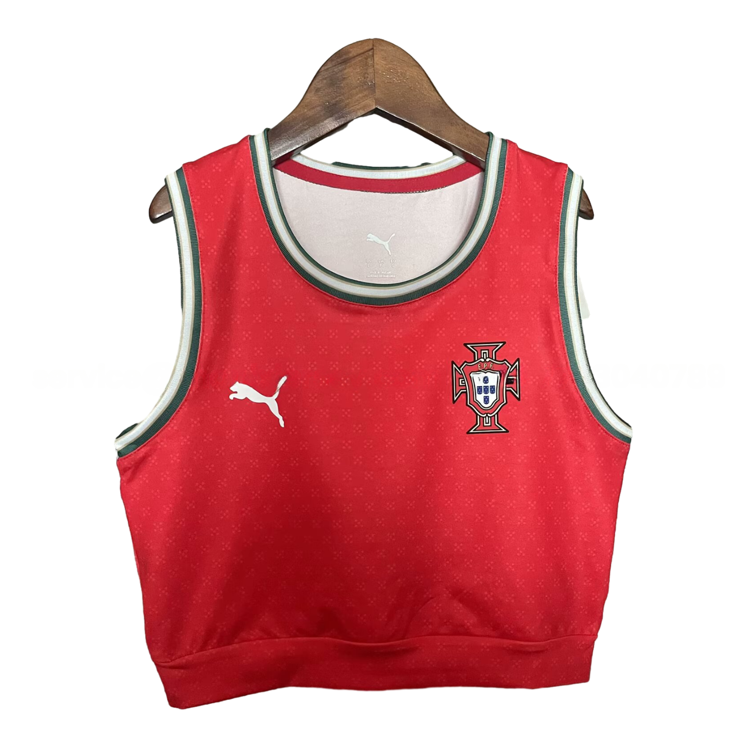 Women's Portugal 25-26 Home Red Yoga Vest - UnitedFutballJersey