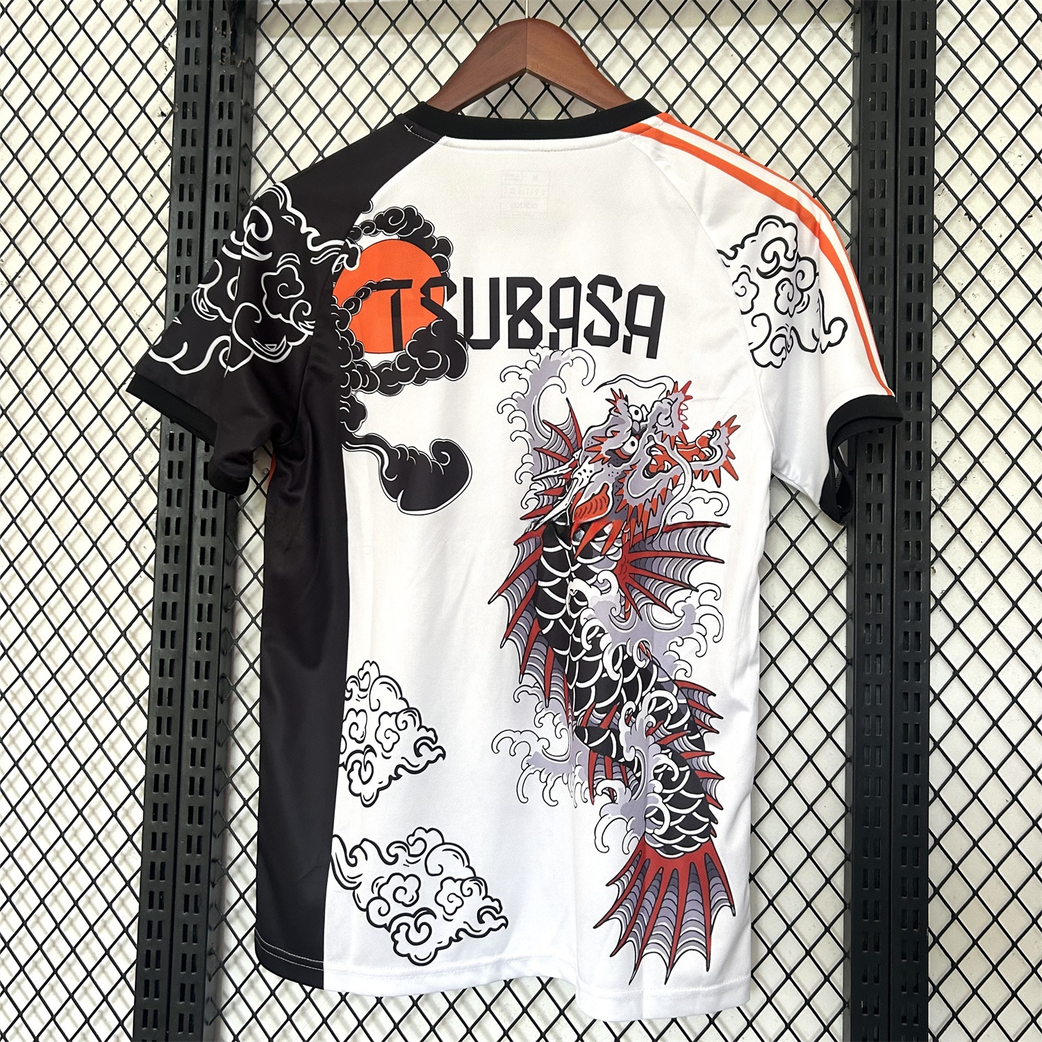 Japan 25-26 Betta Fish And Samurai Sword White Special Jersey - Fans Version - UnitedFutballJersey
