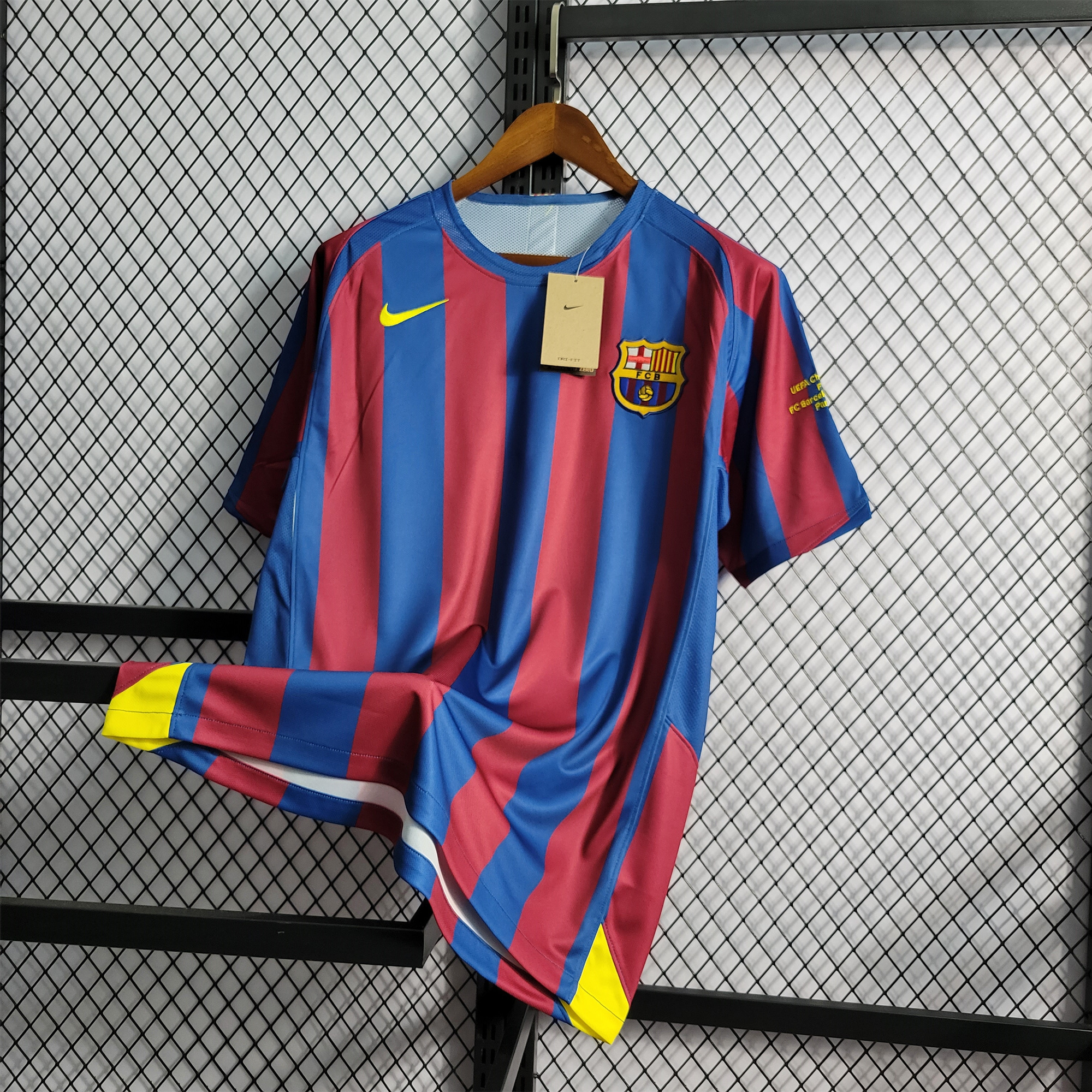 Retro Barcelona 05-06 Home Stadium Jersey - UEFA Champions League Final - UnitedFutballJersey