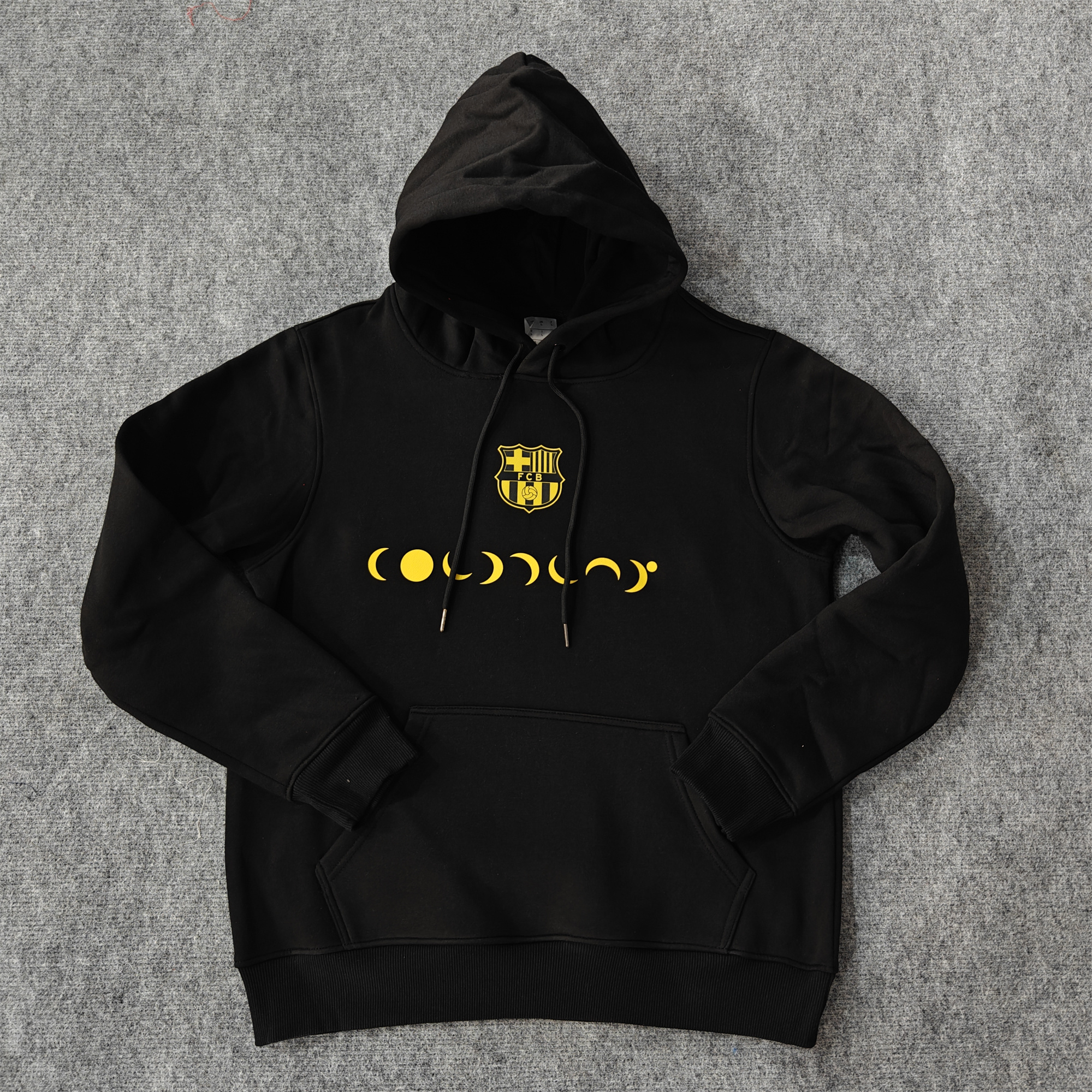 Barcelona X Coldplay 24-25 Moon Silhouette Hoodie - Black - UnitedFutballJersey