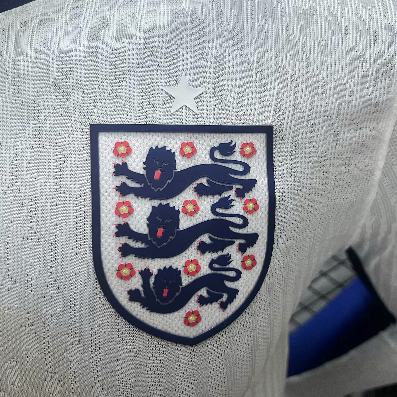 England 2024 Home Stadium Long Sleeve Jersey - Player Version - UnitedFutballJersey