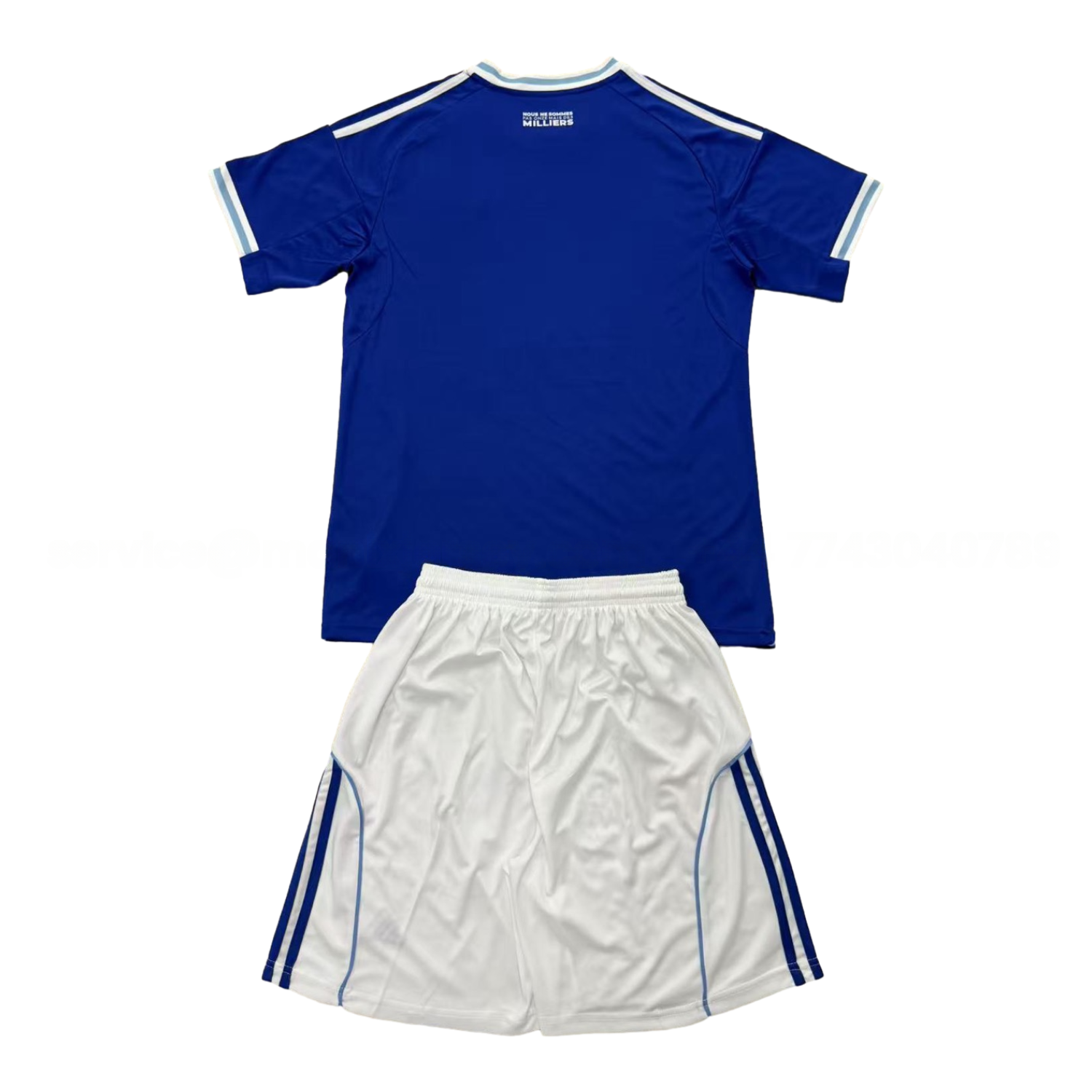 Strasbourg 25-26 Home Men's Adult Jersey Set - Fans Version - UnitedFutballJersey