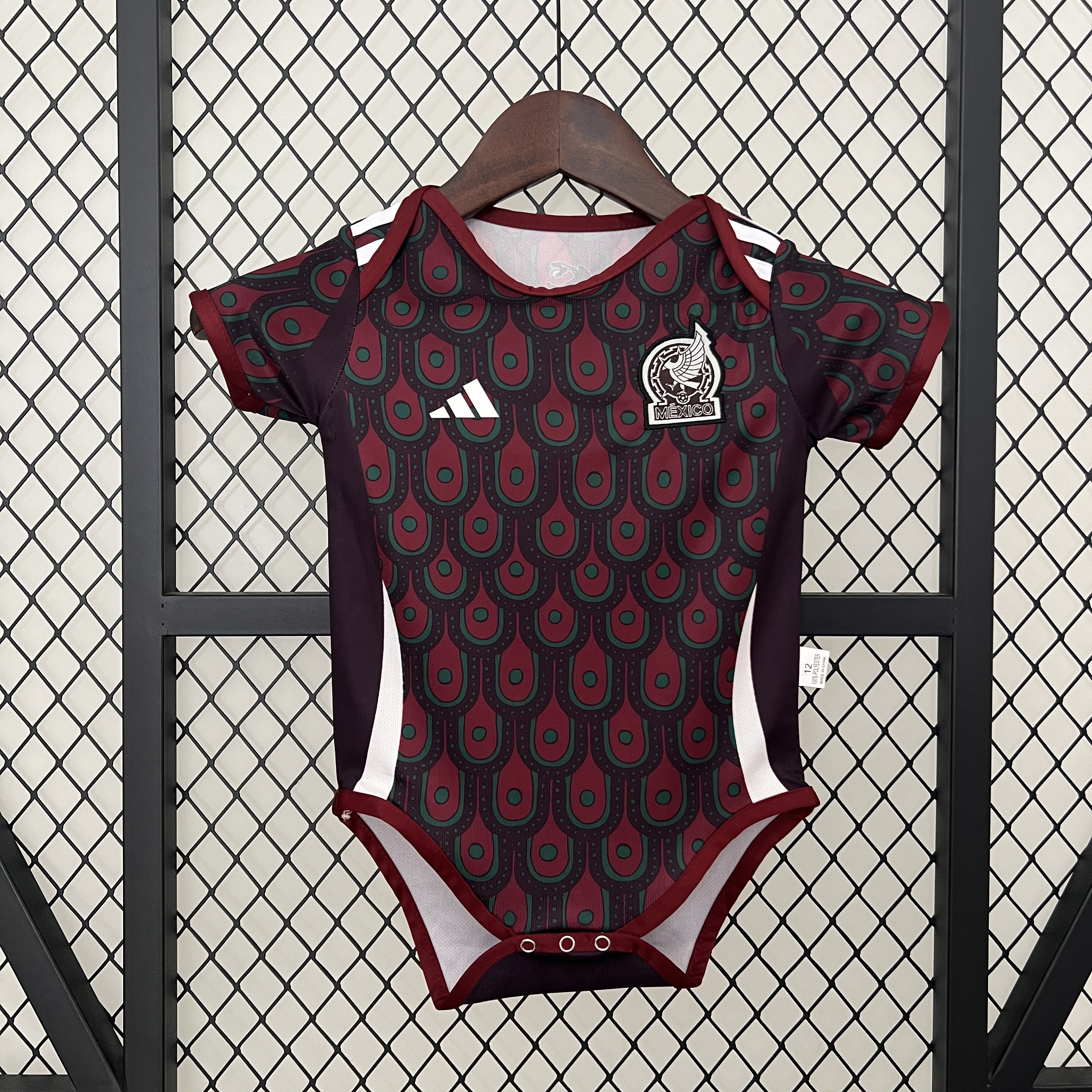 Mexico 2024 Home Baby Crawling Suit - UnitedFutballJersey