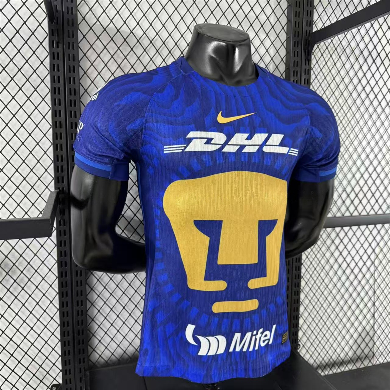 Pumas UNAM 25-26 Away Blue Jersey - Player Version - UnitedFutballJersey