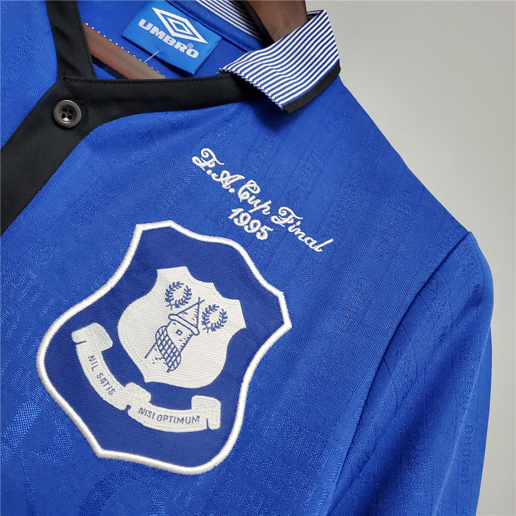 Retro Everton 1995 FA Cup Final Jersey - UnitedFutballJersey