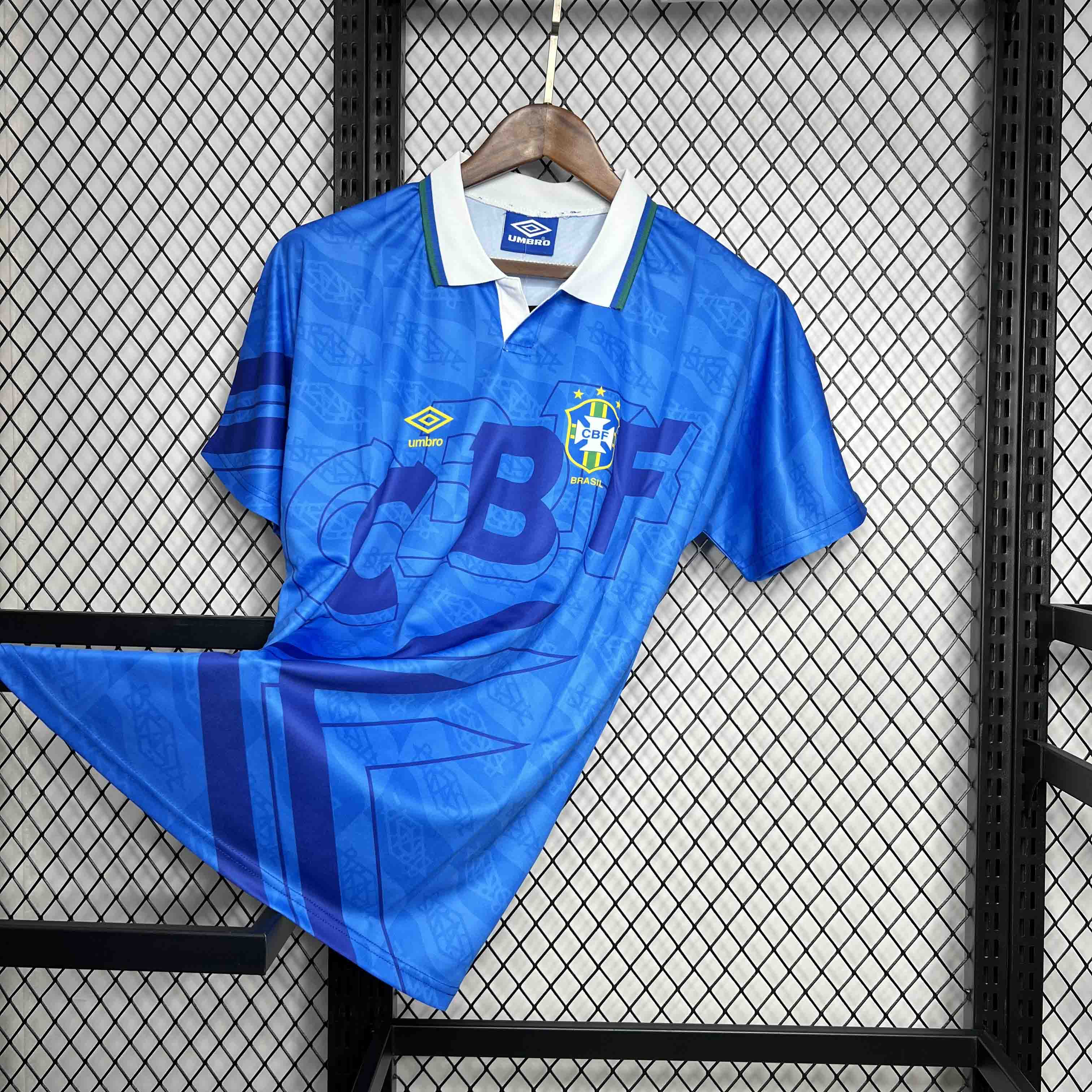 Retro Brazil 1991-93 Away Jersey - UnitedFutballJersey