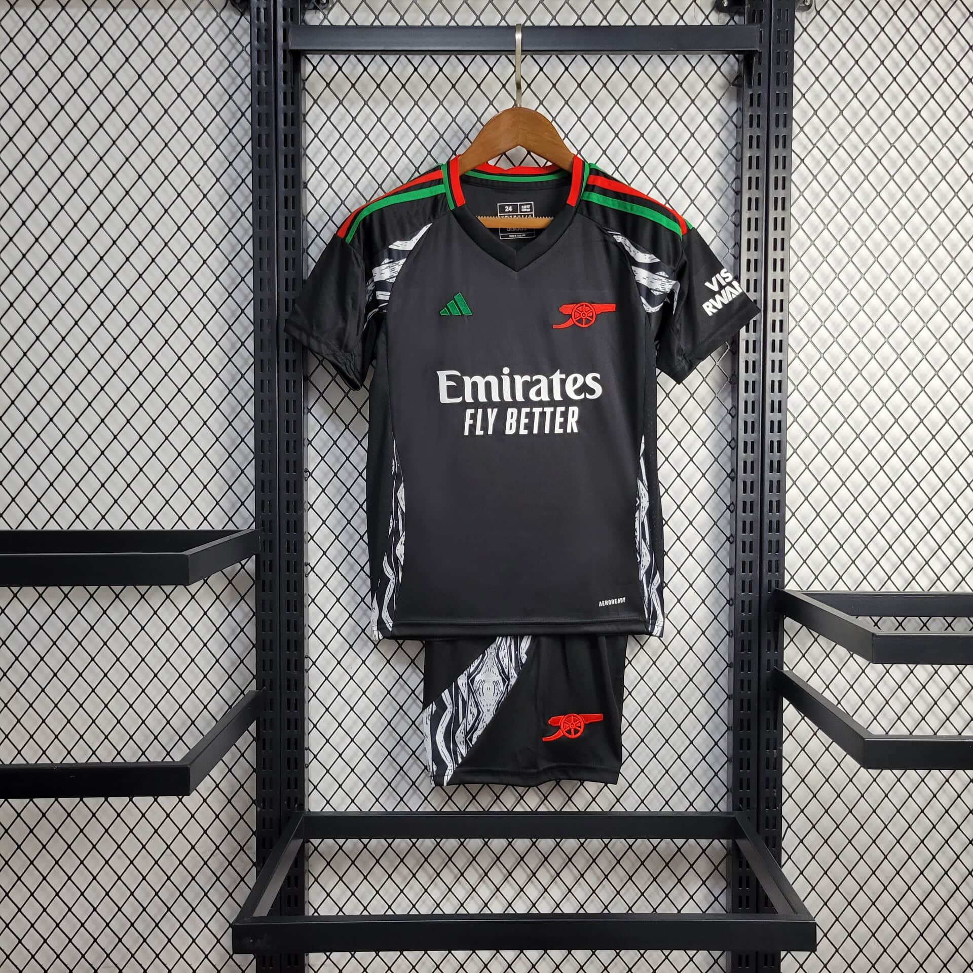 Arsenal 24-25 Away Kids Kit - UnitedFutballJersey