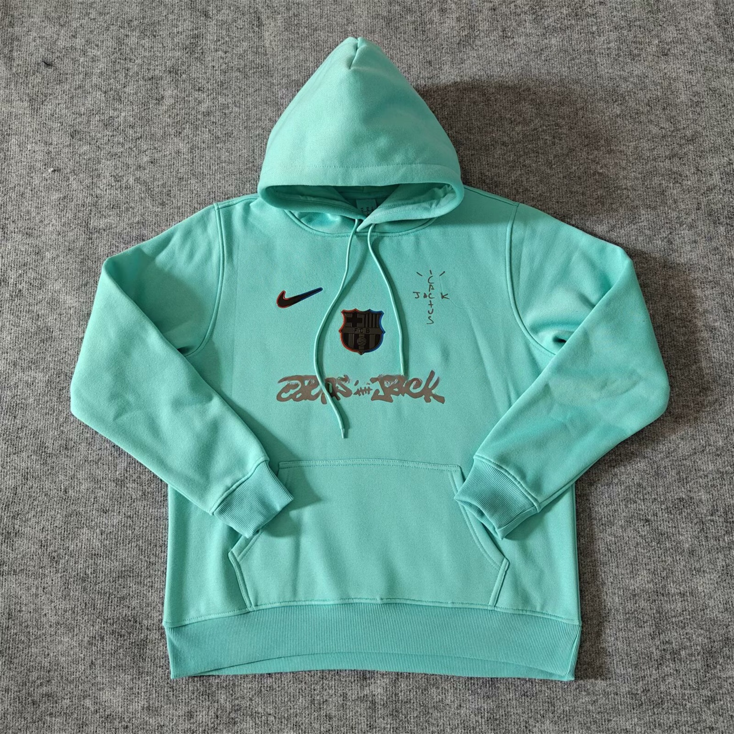 B.A.R.S.A x Travis Scott Team Logo Centered Unisex Pullover Hoodie - UnitedFutballJersey