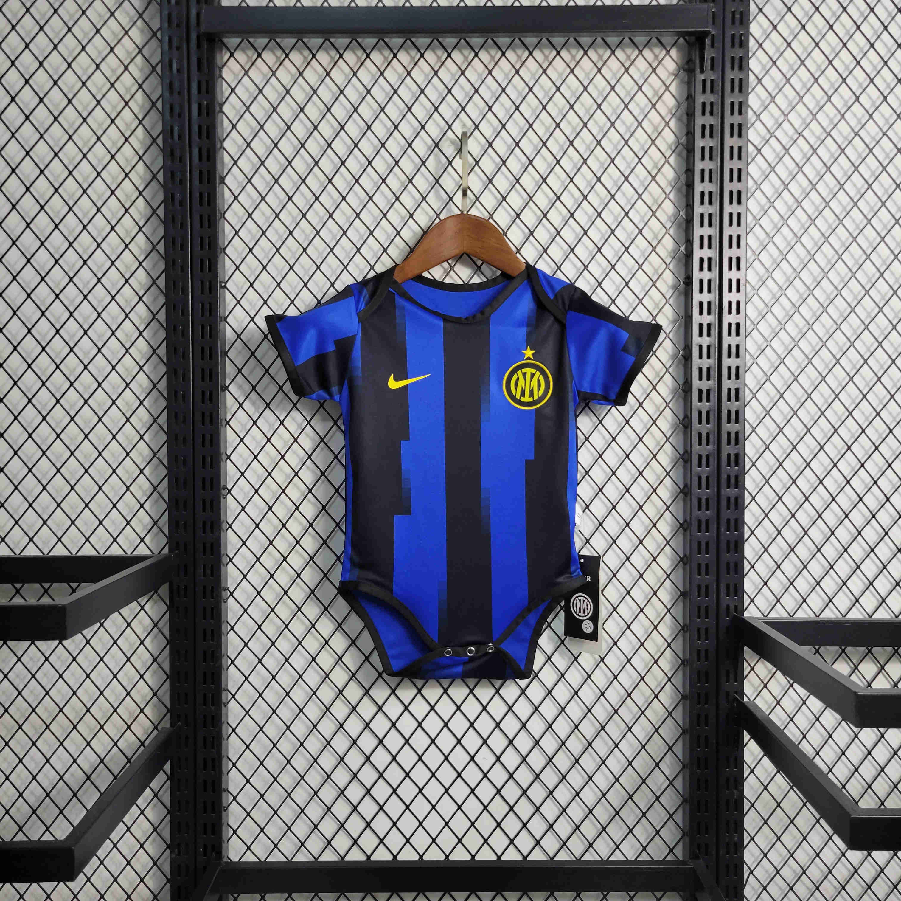 23-24 Inter Milan Home Baby Crawling Suit - UnitedFutballJersey