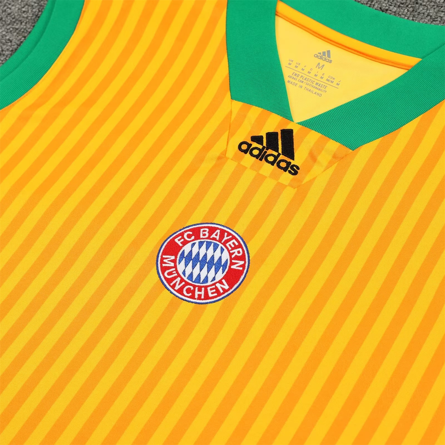 Bayern Munich 23-24 Yellow Green Training Vest Suit - UnitedFutballJersey