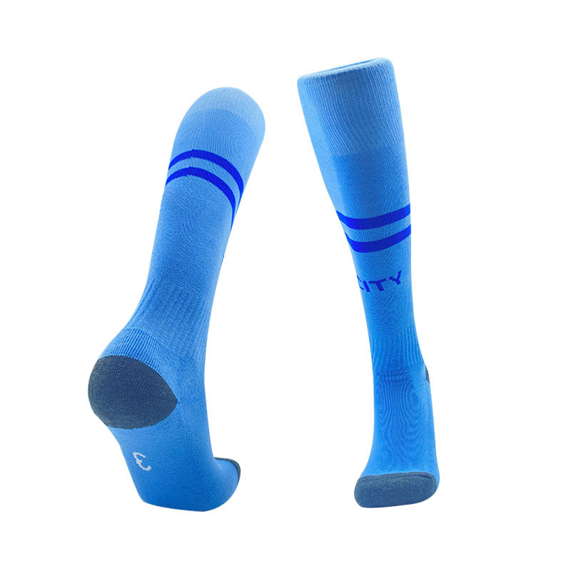Manchester City 23-24 Home Socks - Blue - UnitedFutballJersey