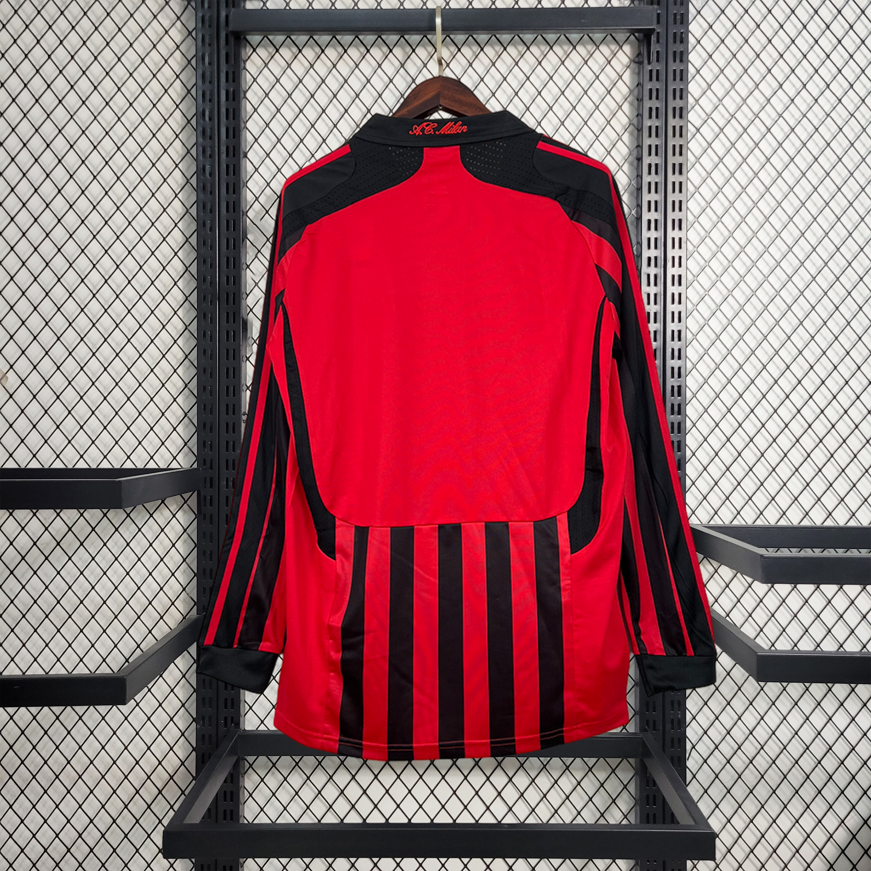 Retro AC Milan 2007-08 Home Long Sleeve Jersey - UnitedFutballJersey