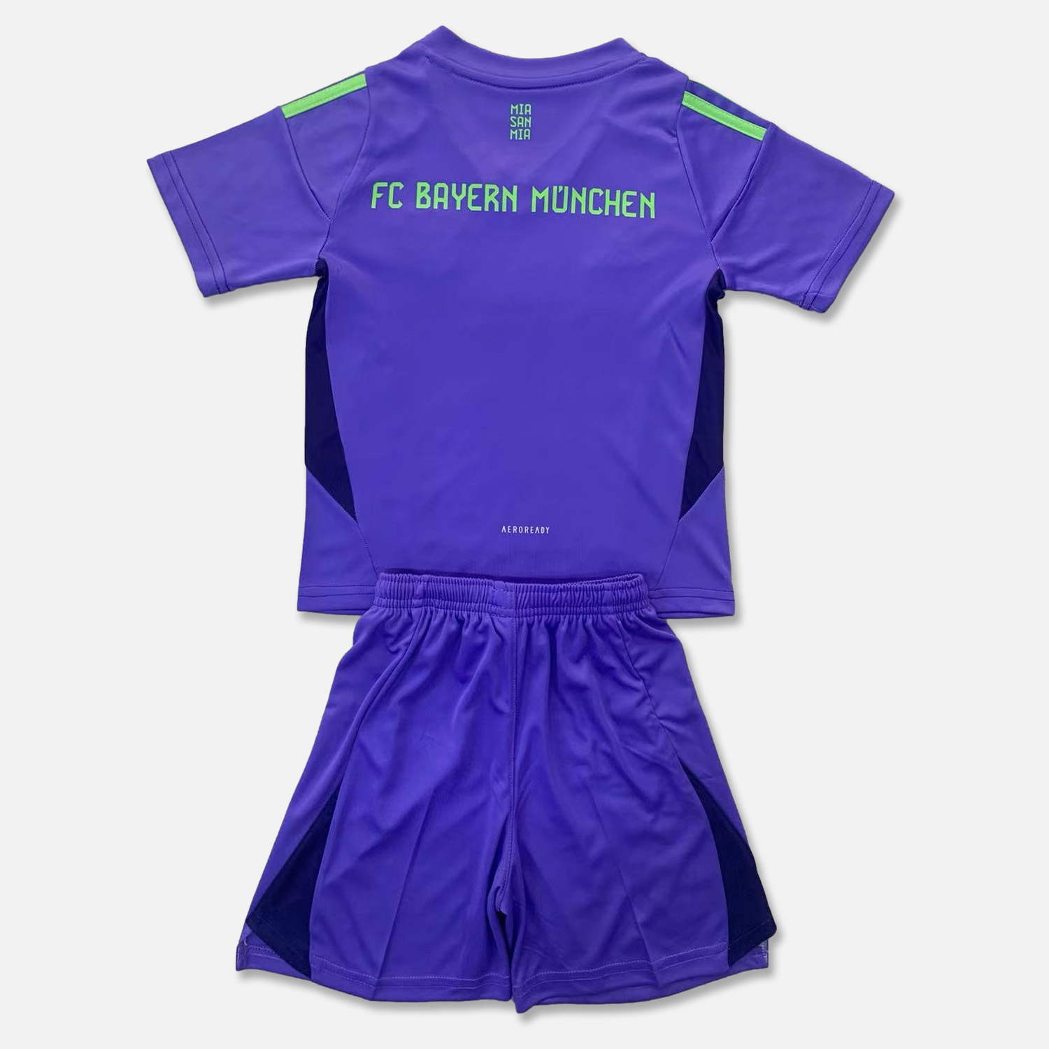 Bayern Munich 24-25 Purple Goalkeeper Men's Adult Jersey Set - Fans Version - UnitedFutballJersey